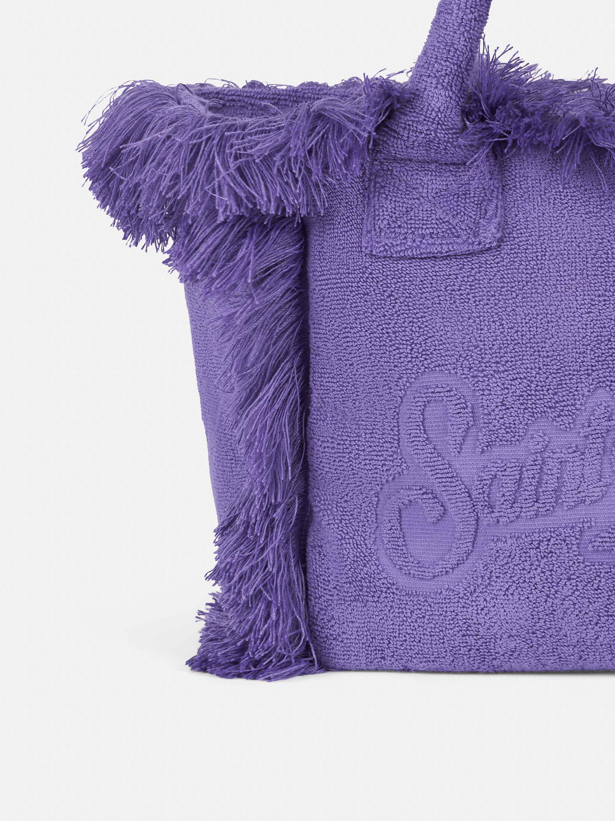Borsa Colette in morbida spugna viola - Image 3