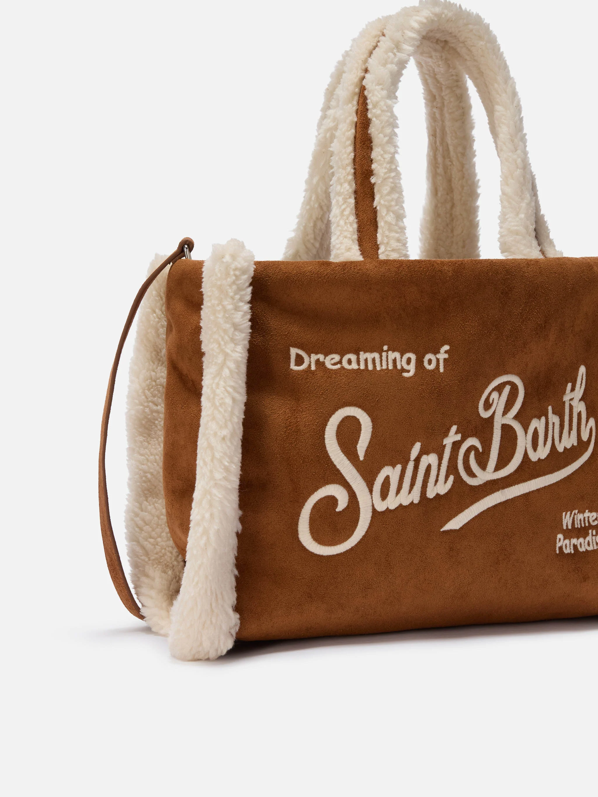 Borsa Colette Shearling cammello - Image 3