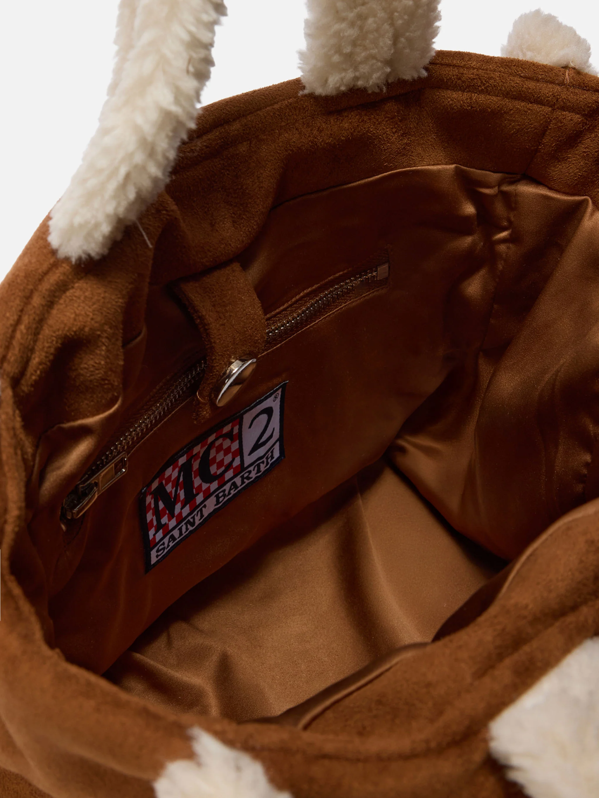 Borsa Colette Shearling cammello - Image 5