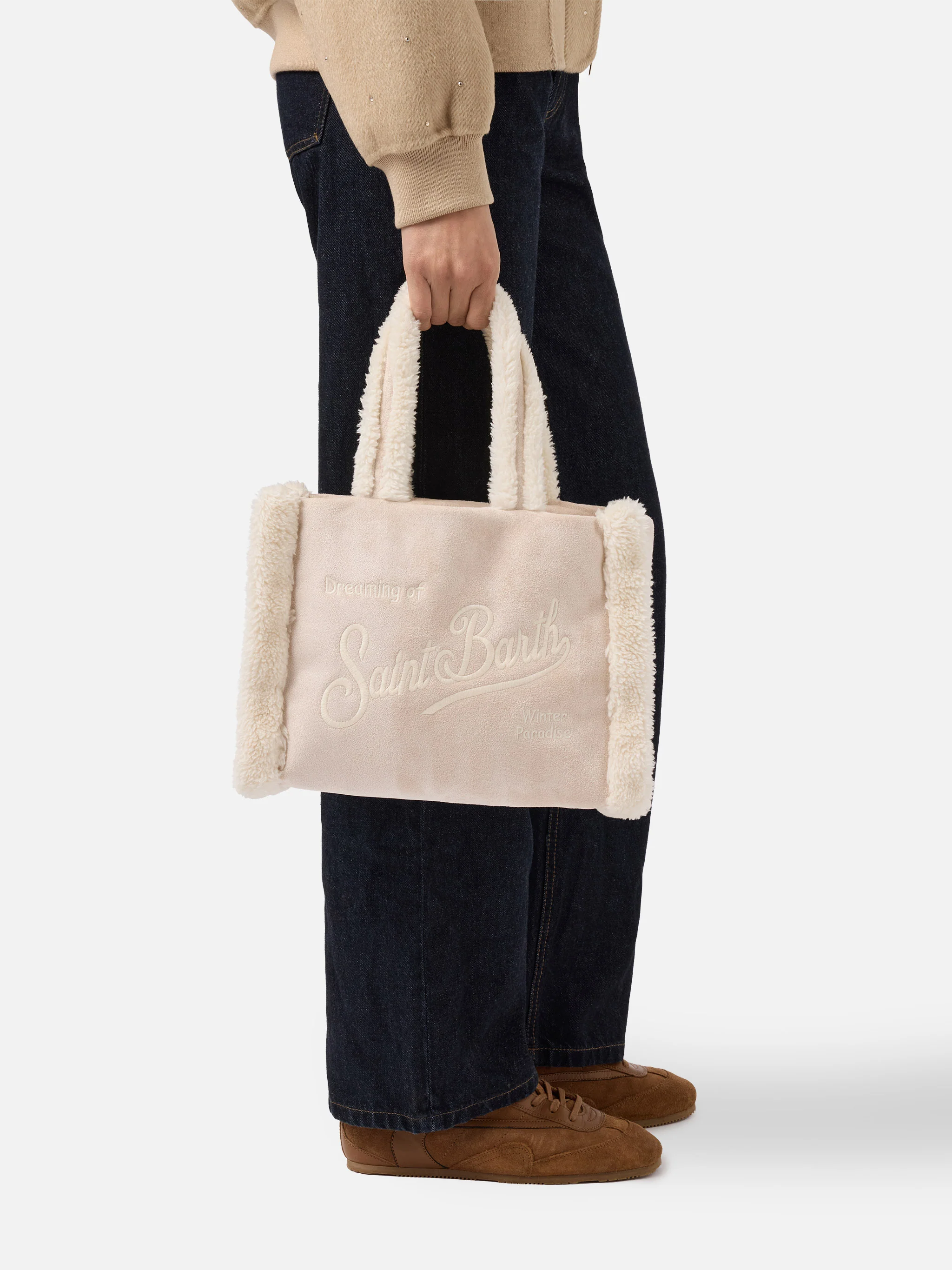 Borsa Colette Shearling ghiaccio - Image 2