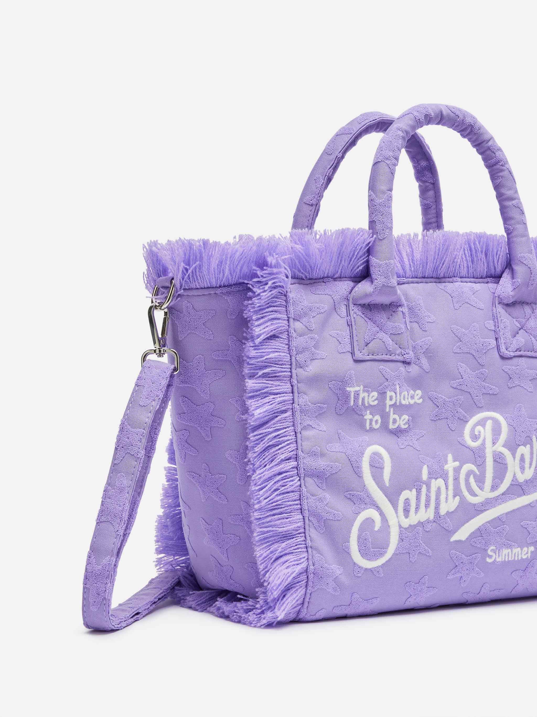 Borsa Colette in spugna lilla con stelle in rilievo - Image 3