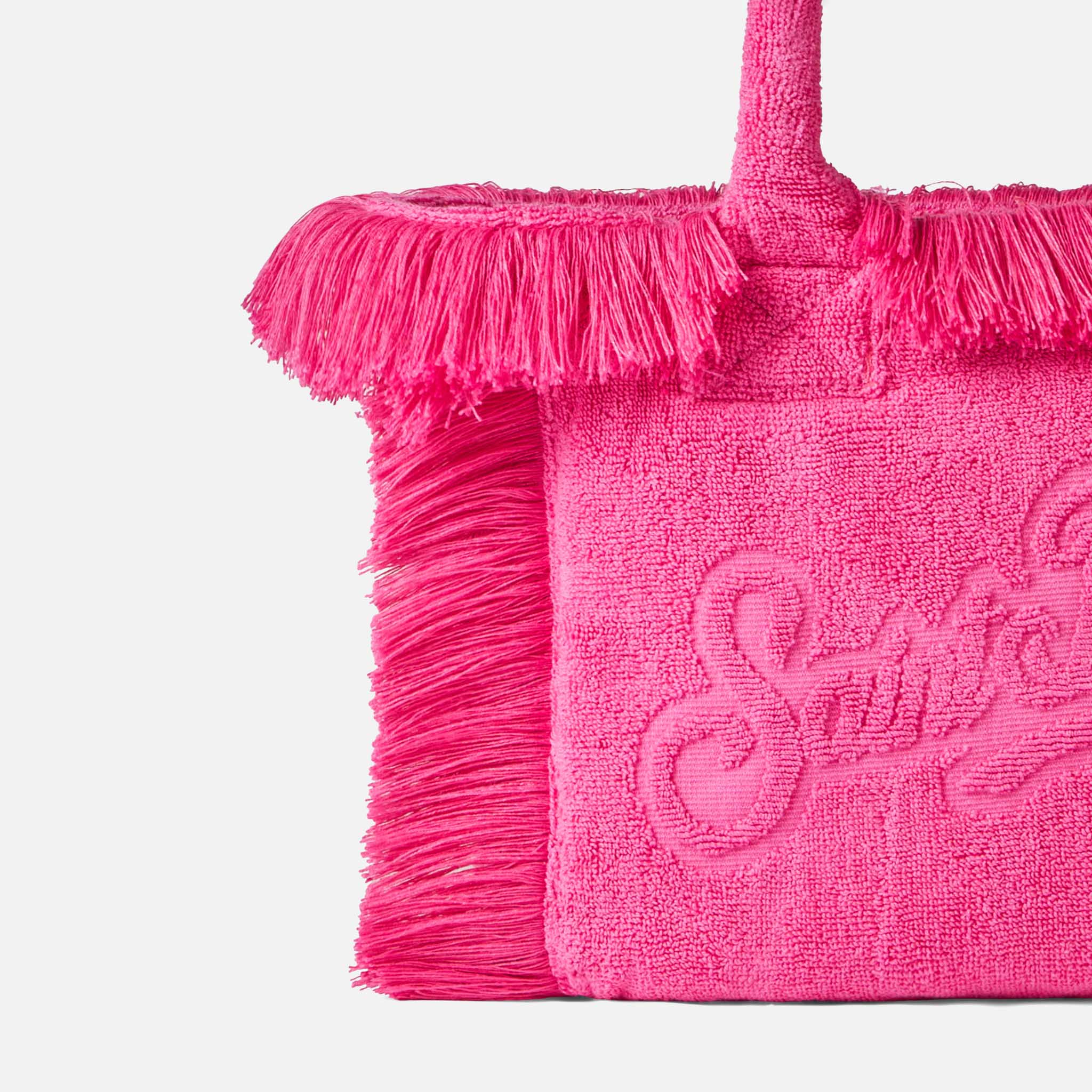 Borsa Colette in spugna fucsia con rilievo - Image 2