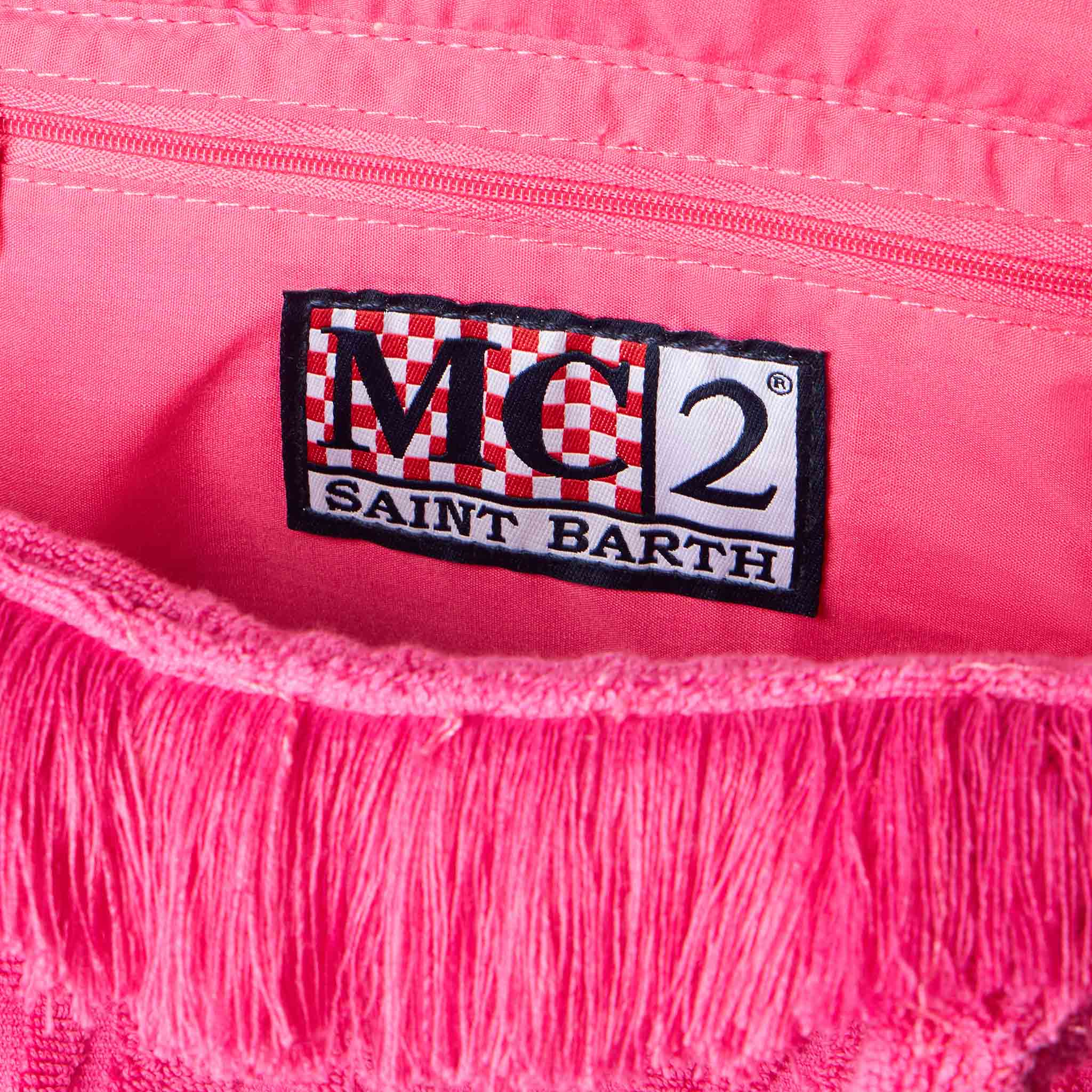Borsa Colette in spugna fucsia con rilievo - Image 4