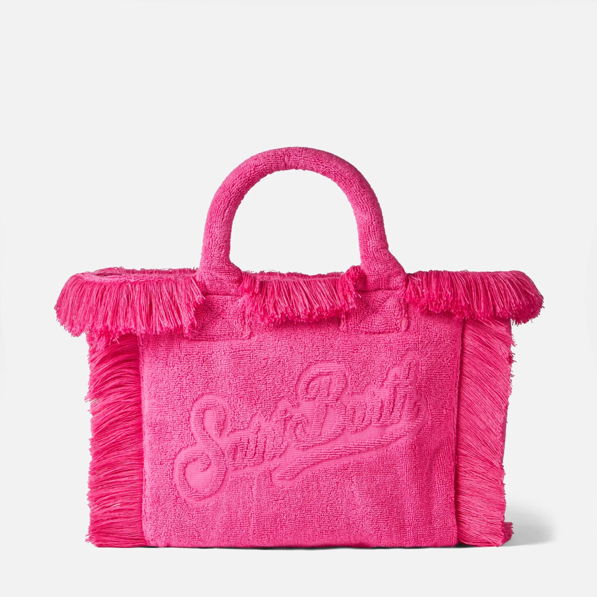Borsa Colette in spugna fucsia con rilievo - Image 5