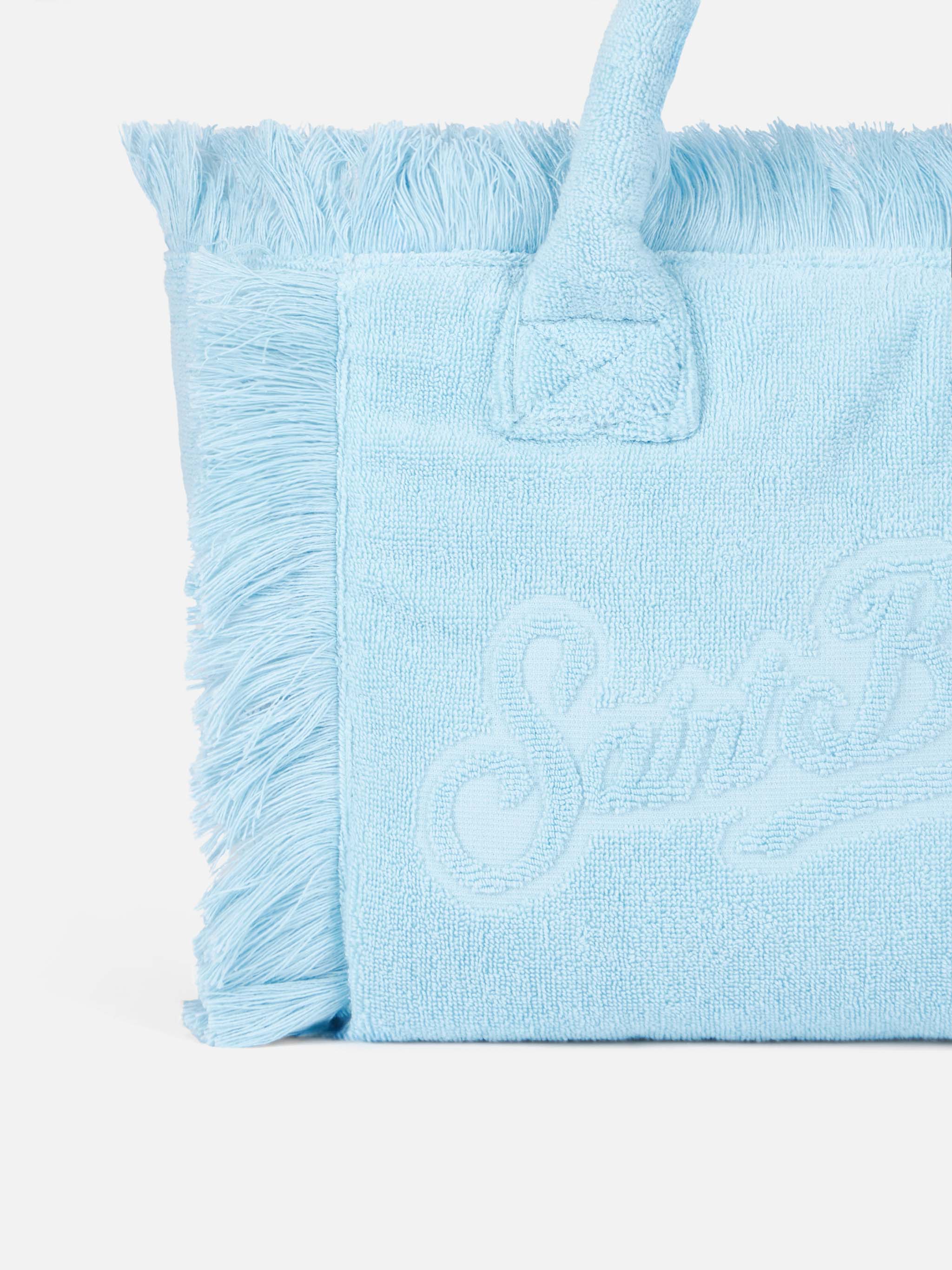 Borsa Colette in spugna azzurra con rilievo - Image 3