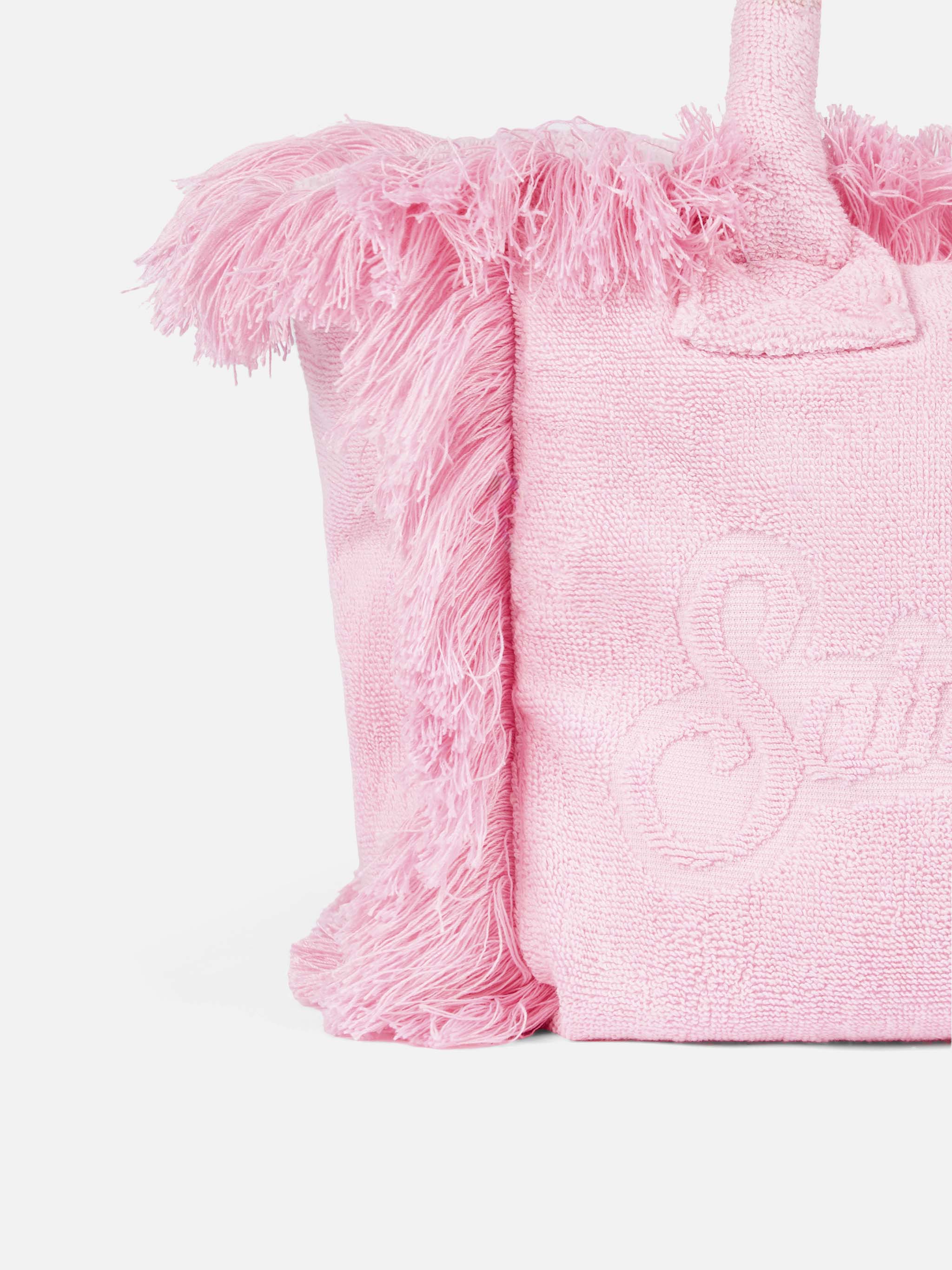 Borsa Colette in spugna rosa con rilievo - Image 2