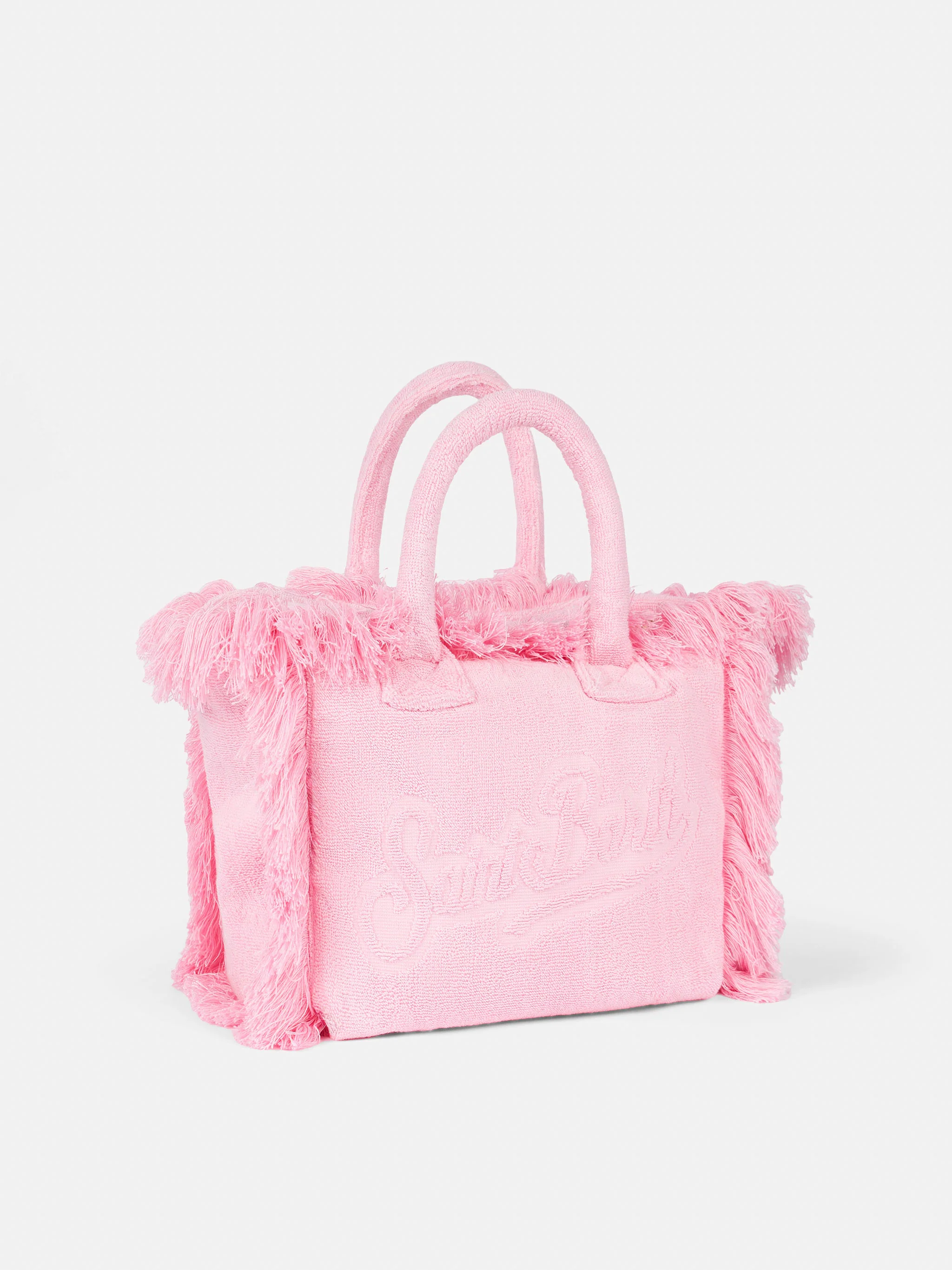 Borsa Colette in spugna rosa con rilievo - Image 3