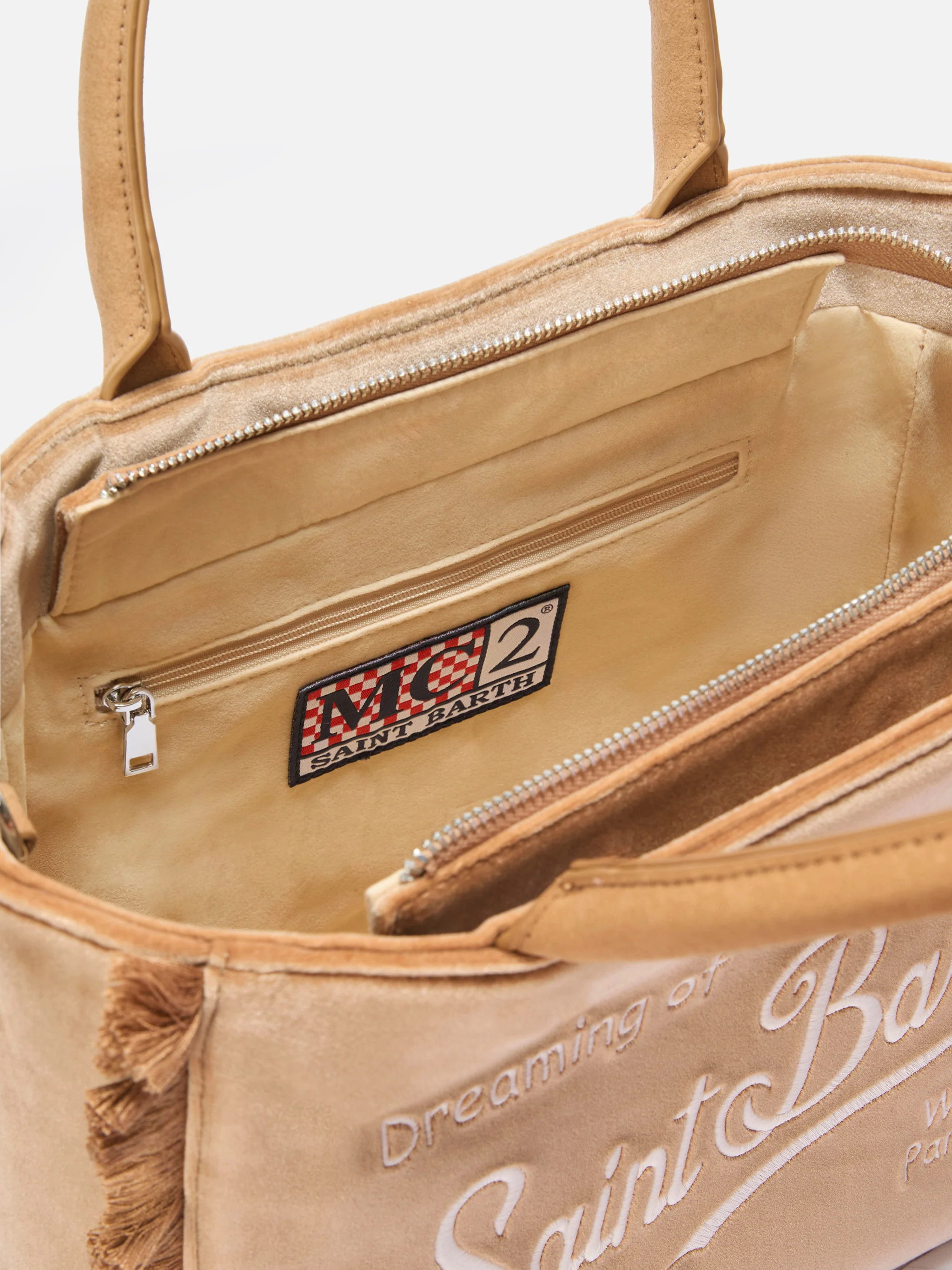 Borsa Colette Velvet beige - Image 5