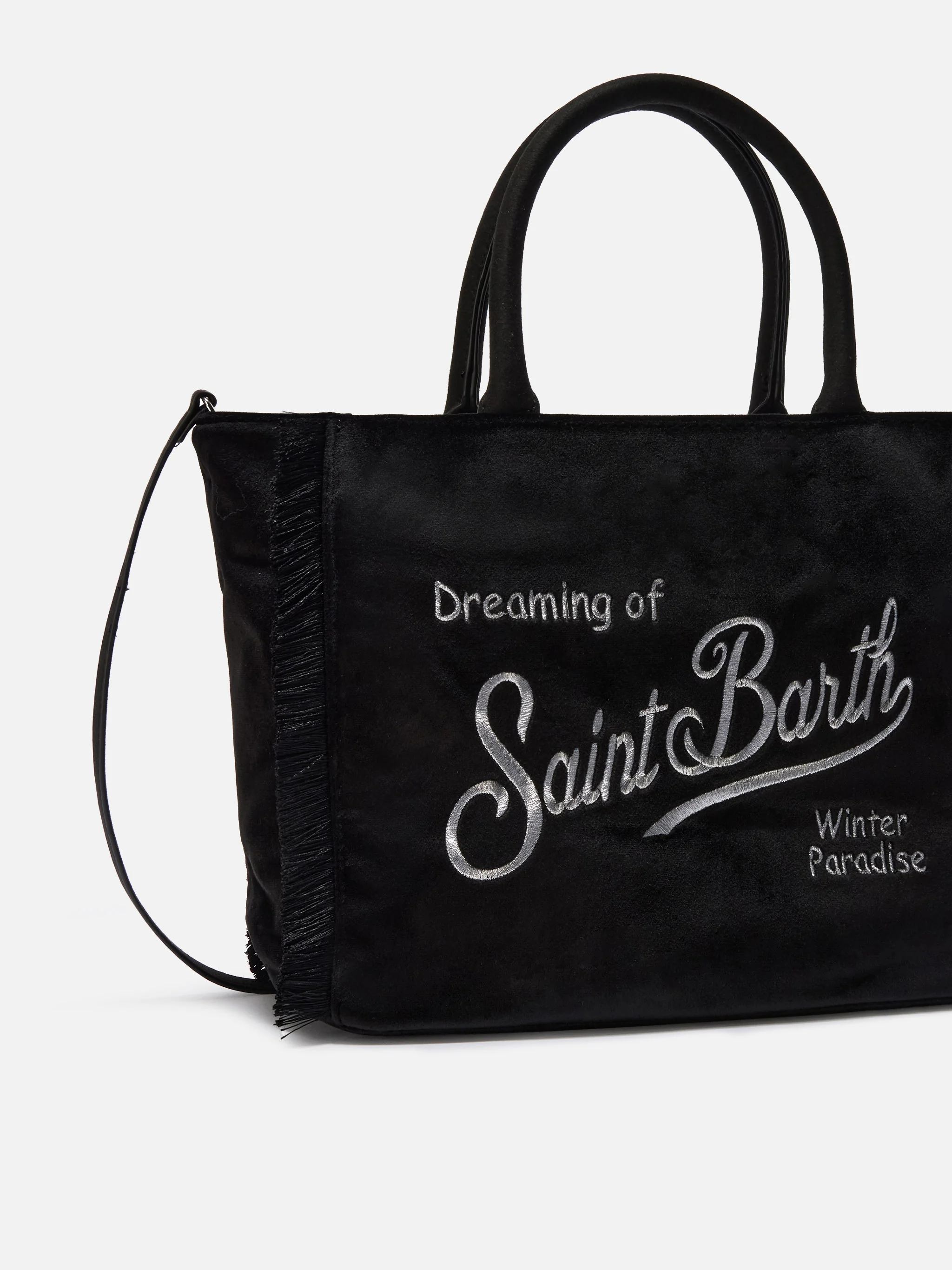 Borsa Colette Velvet nera - Image 3