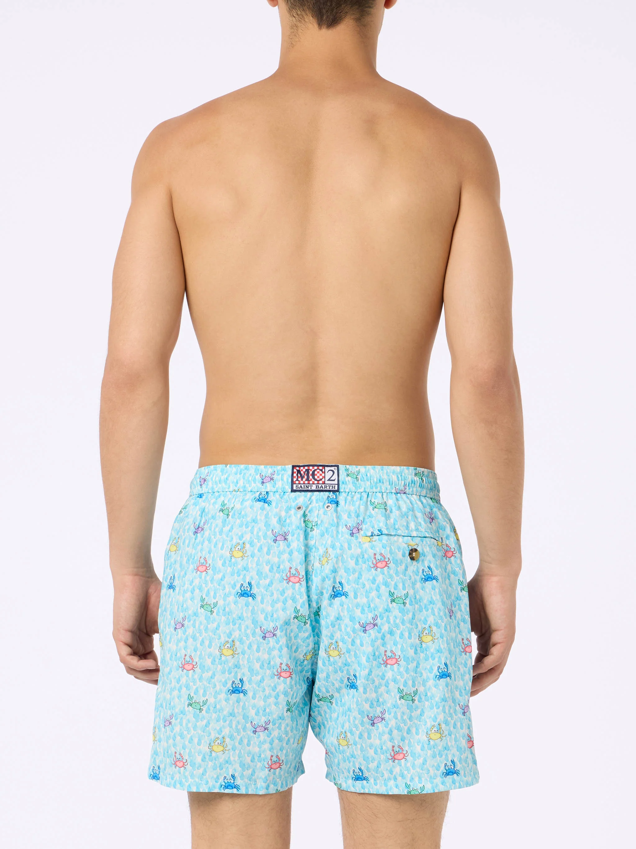 Costume mare Comfort Light con stampa granchi - Image 4
