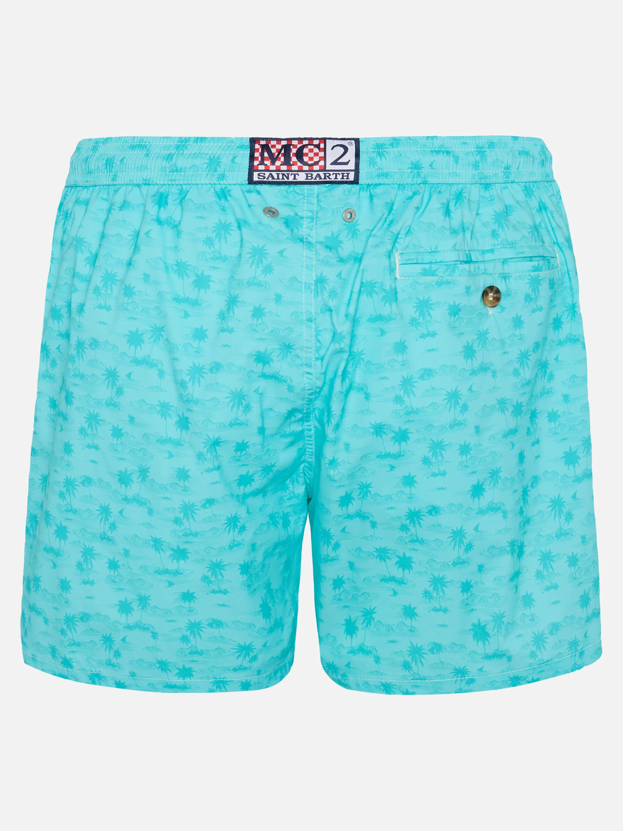 Costume mare Comfort Light con stampa hawaiana - Image 2
