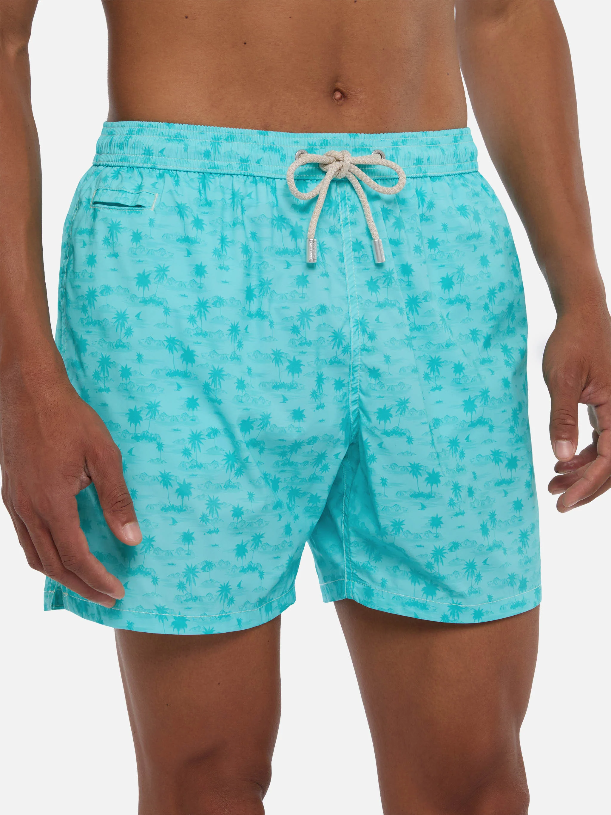 Costume mare Comfort Light con stampa hawaiana - Image 4