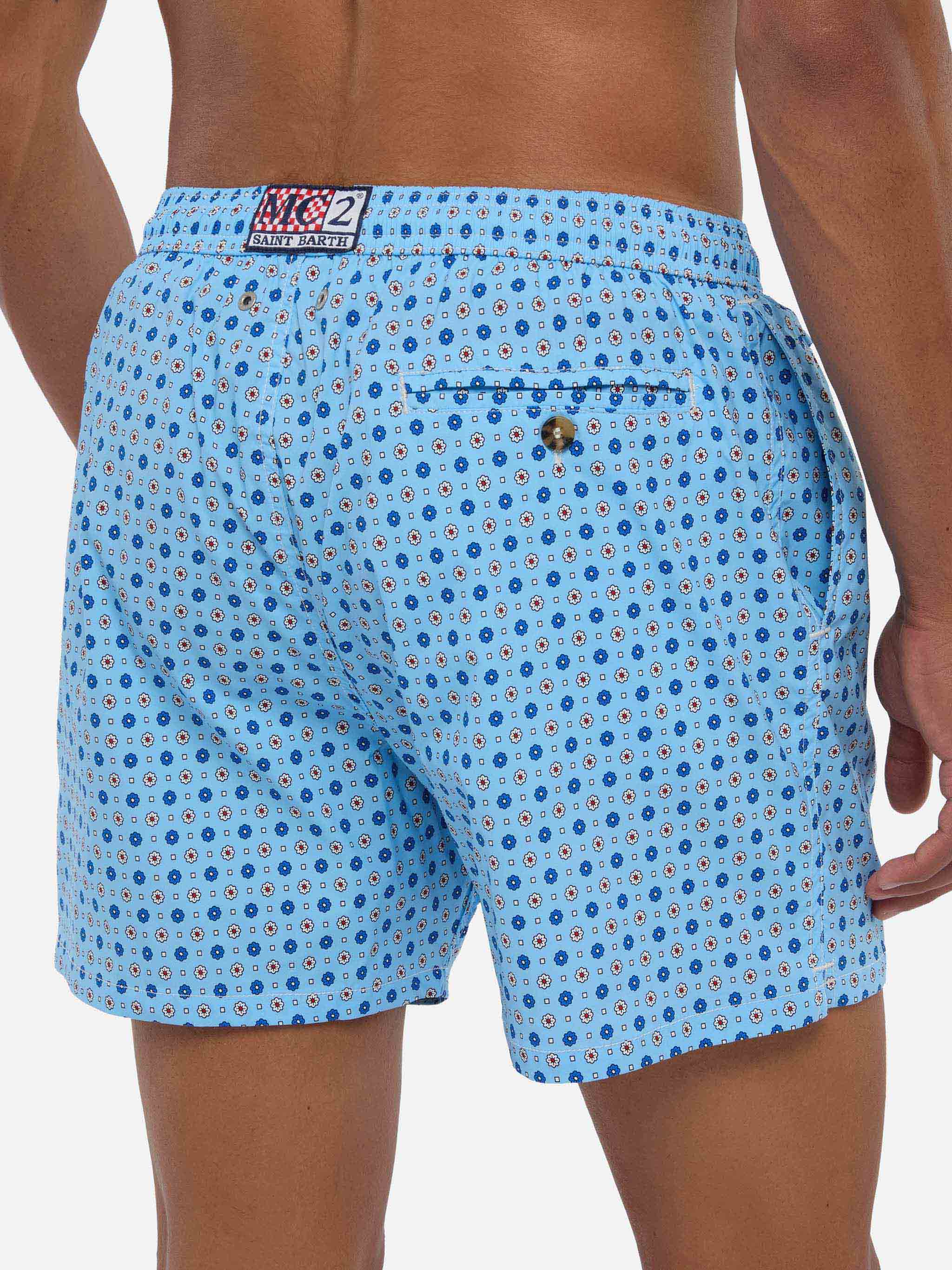 Costume mare Comfort Light con stampa micro cravatta - Image 6