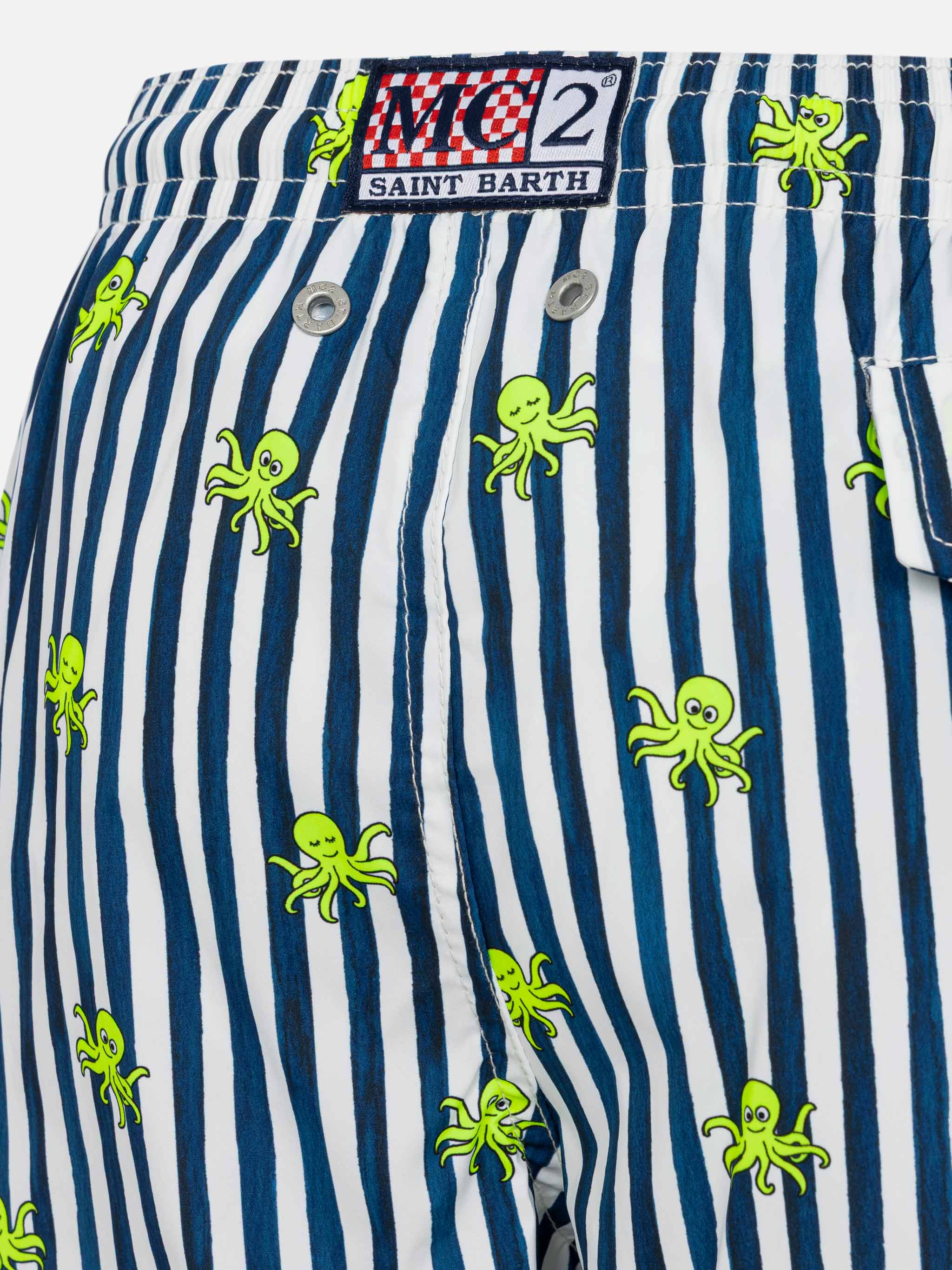 Costume mare Comfort Light con stampa polpo - Image 3