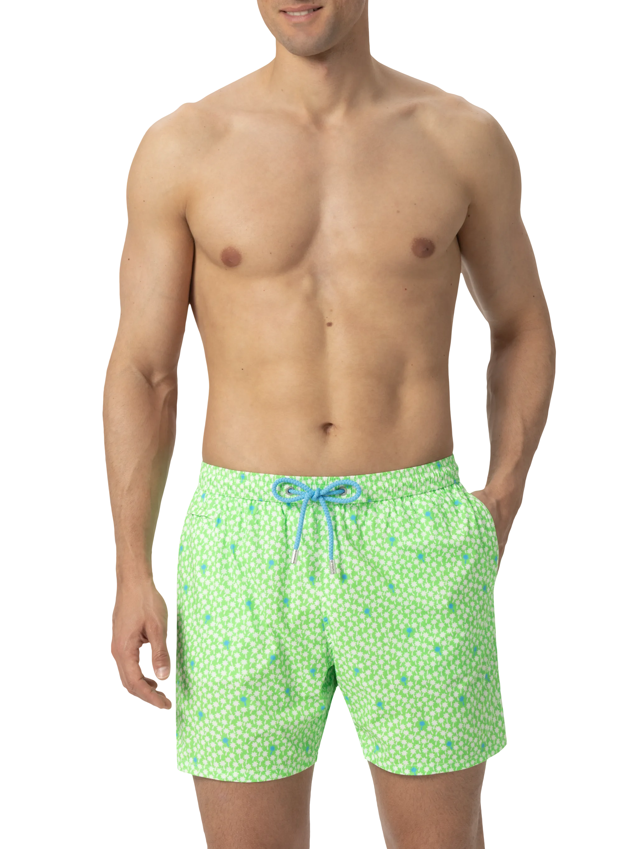 Costume mare Comfort Light con stampa palme - Image 3