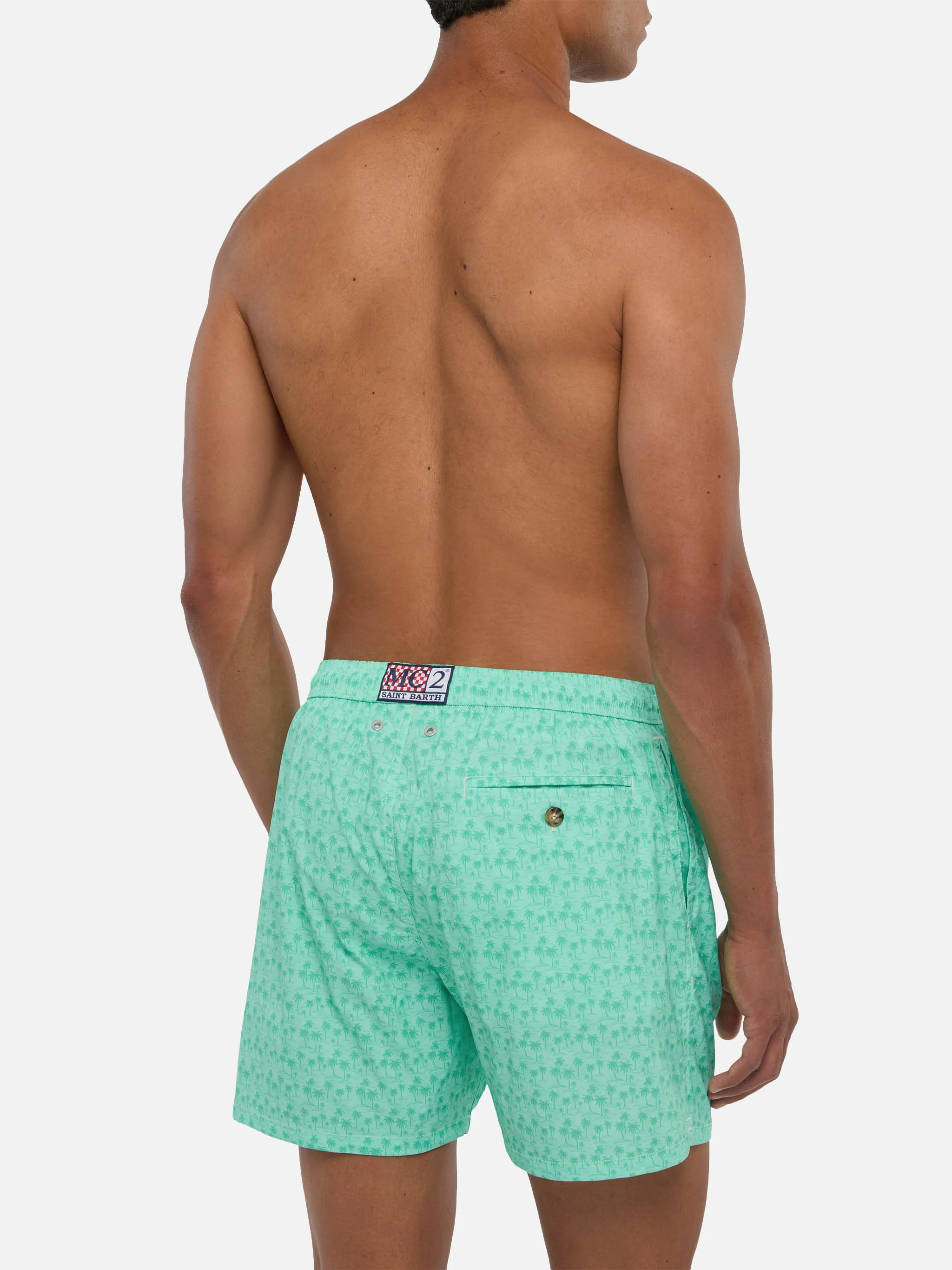 Costume mare Comfort Light con stampa palme - Image 5