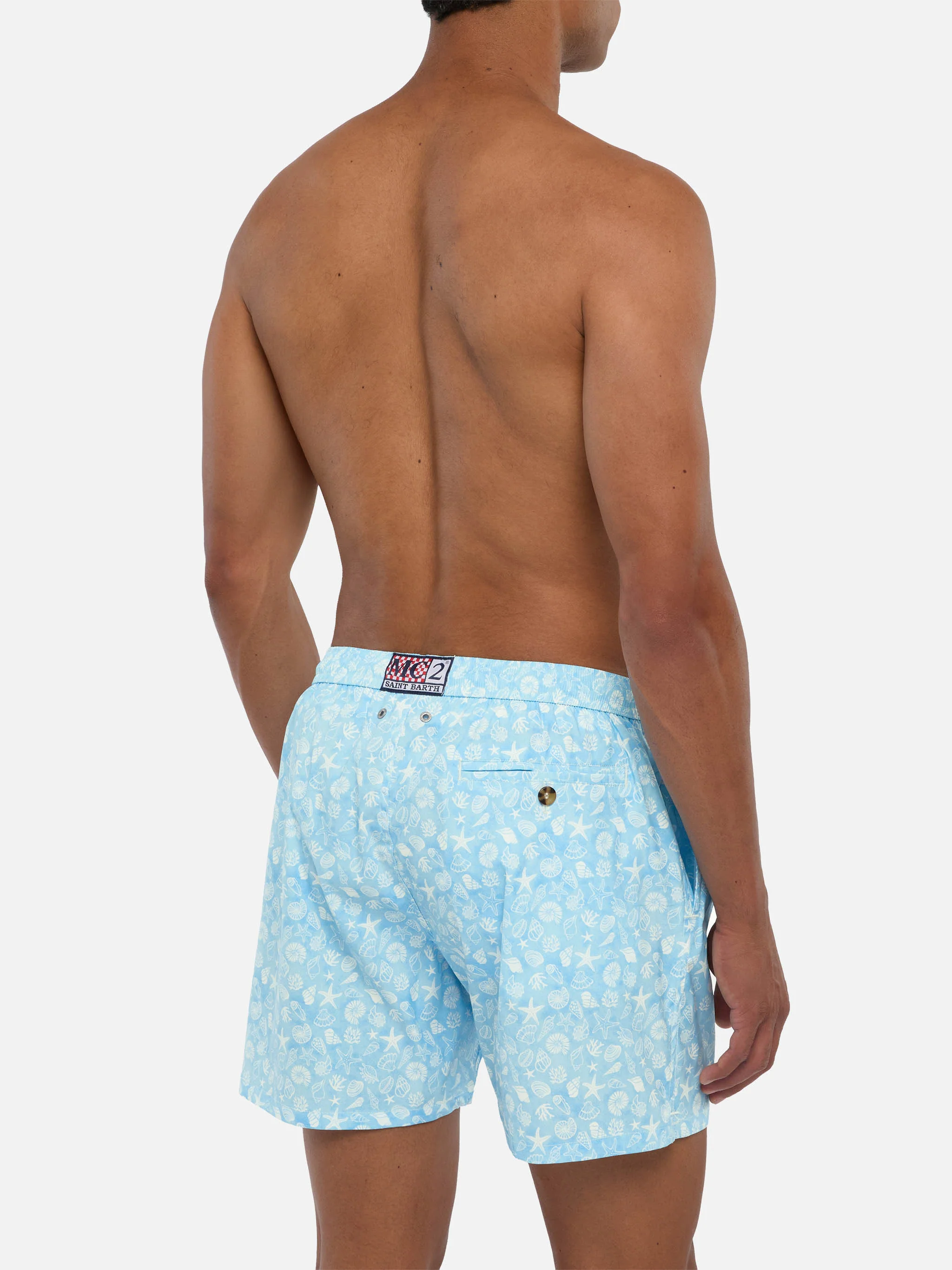 Costume mare Comfort Light con stampa conchiglie - Image 5