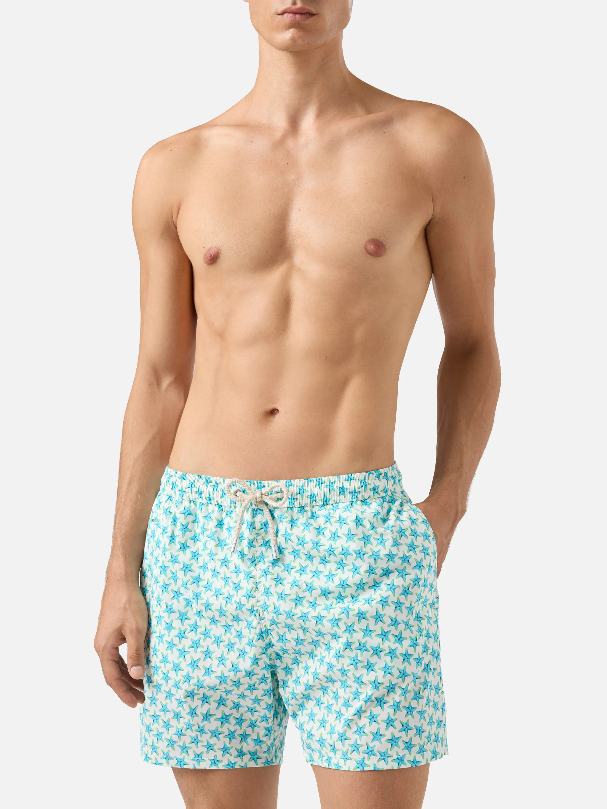 Costume mare Comfort Light con stampa stelle marine - Image 3