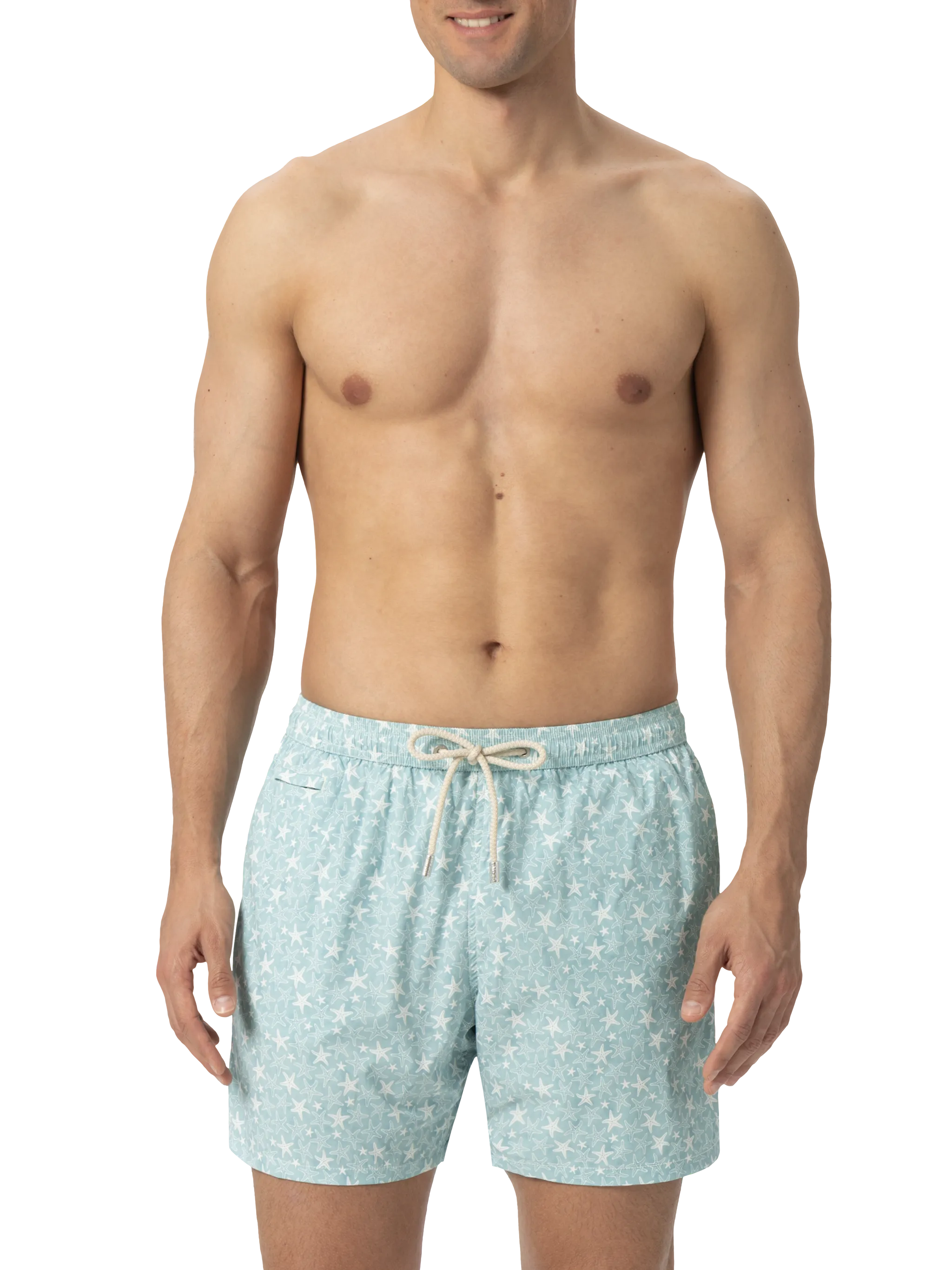Costume mare Comfort Light con stampa conchiglie tropicali - Image 5