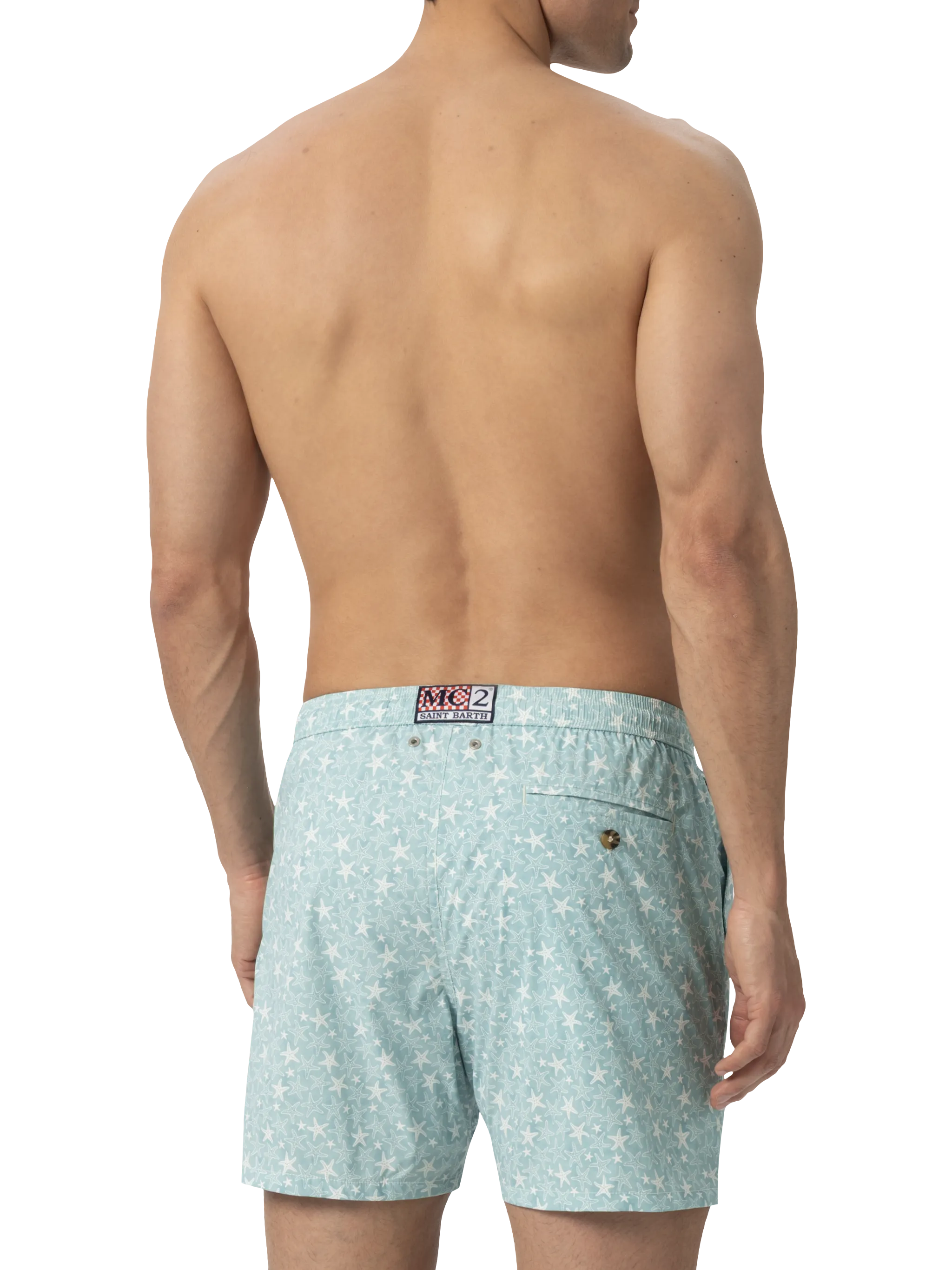 Costume mare Comfort Light con stampa conchiglie tropicali - Image 6