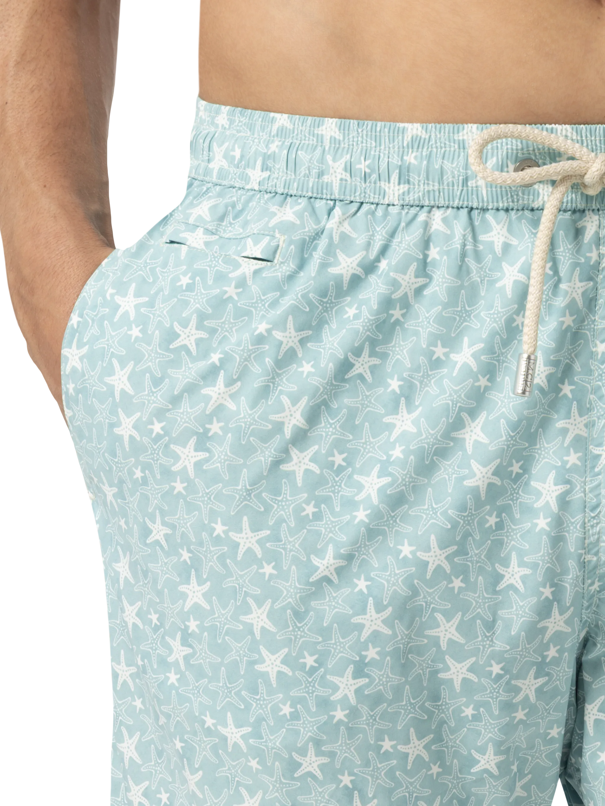 Costume mare Comfort Light con stampa conchiglie tropicali - Image 7