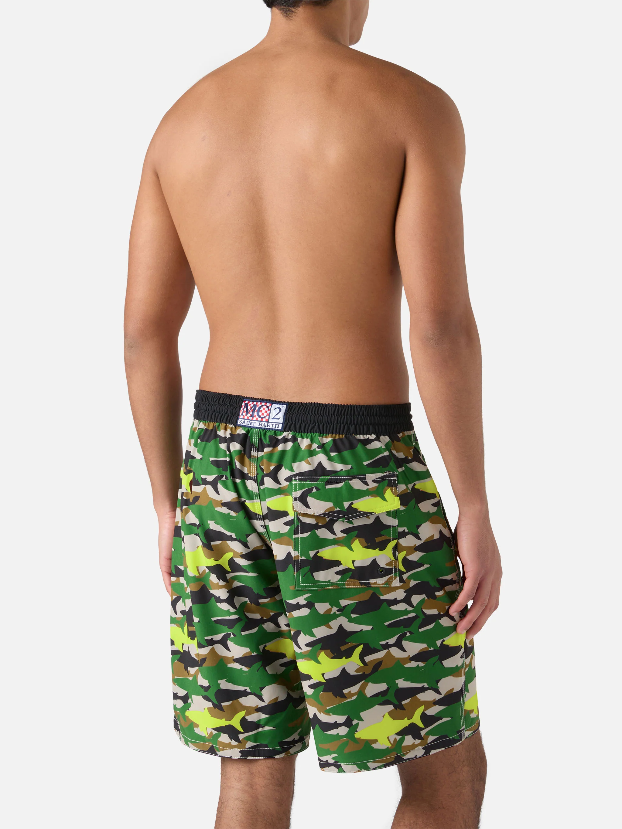 Costume mare Comfort Surf con stampa camouflage - Image 5
