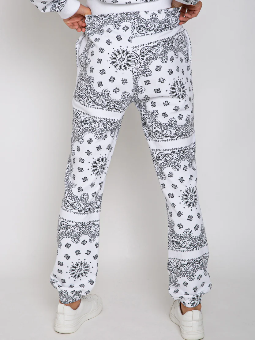 Joggers bandana in cotone con ricamo Saint Barth - Image 4