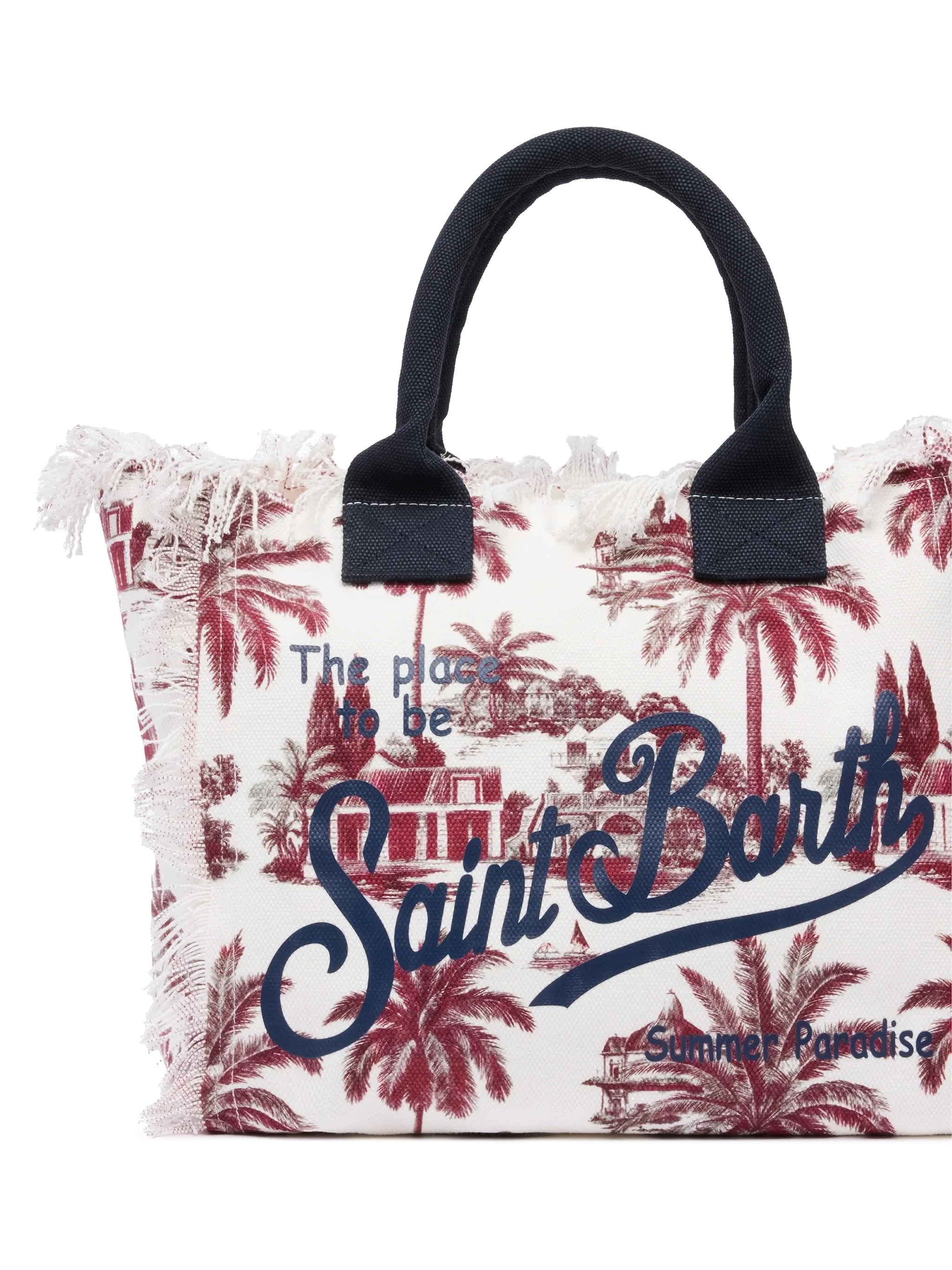 Borsa a spalla Vanity in canvas di cotone con stampa toile de jouy | AI CO-CREATED DESIGN BY RICKDICK - POWERED BY RED-EYE - Image 3