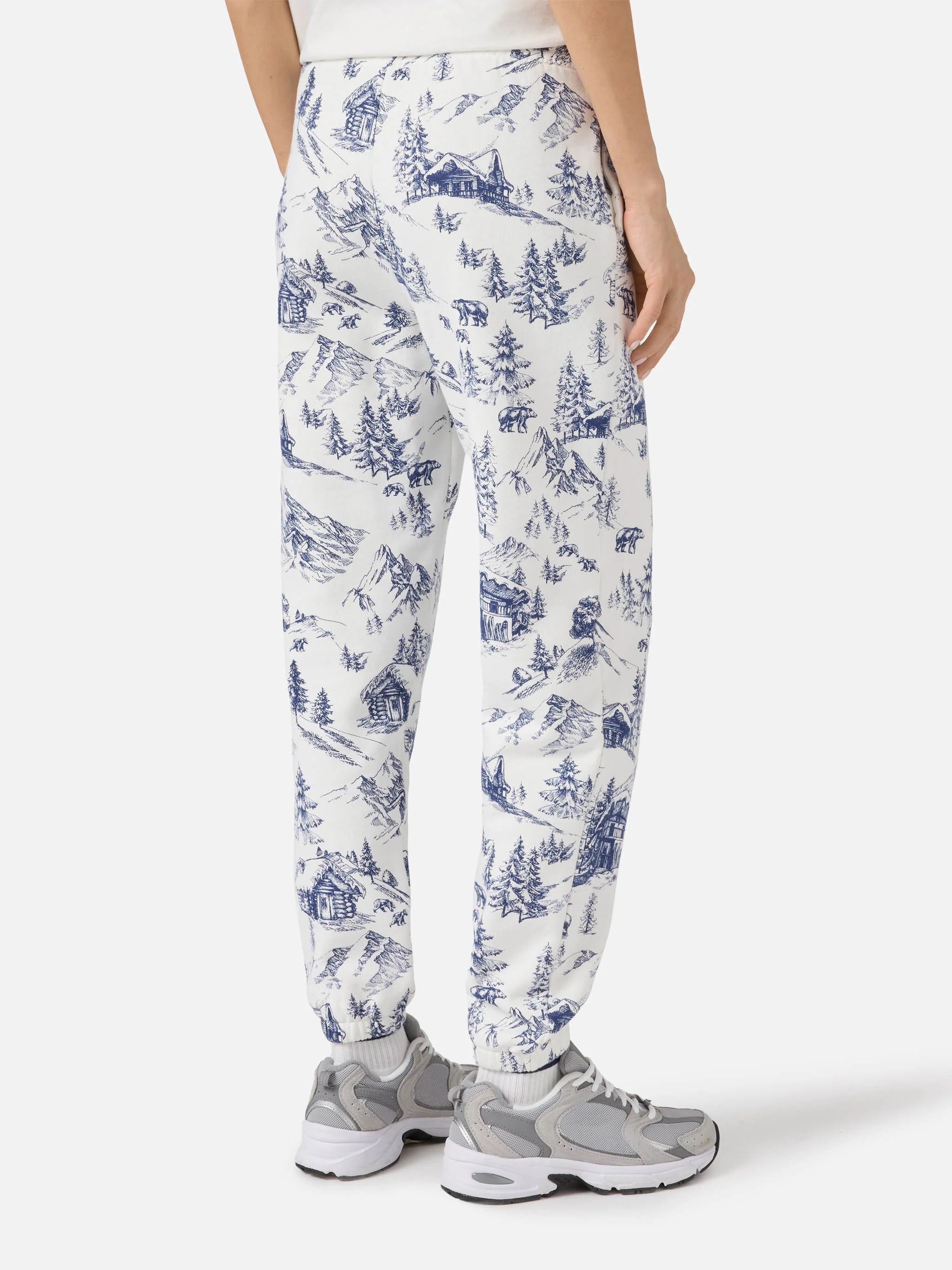 Pantalone in felpa Odalys con stampa toile de jouy - Image 4