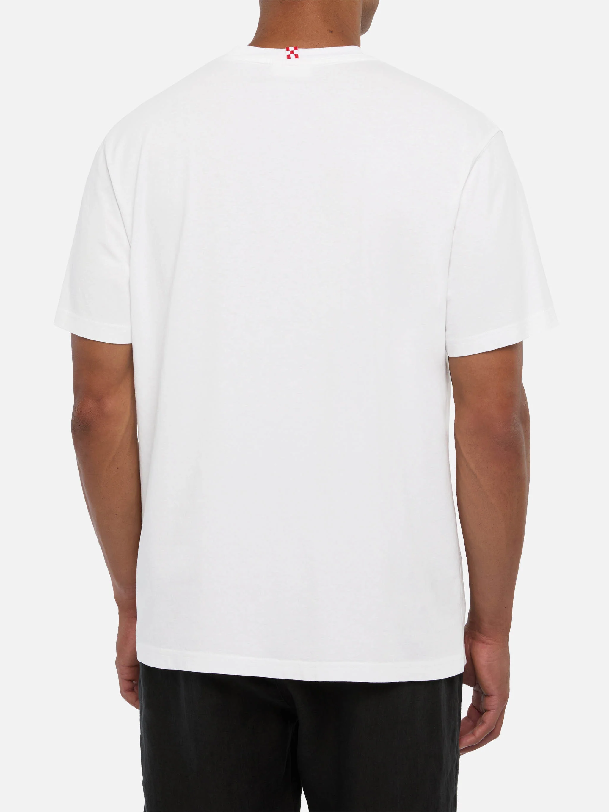 T-shirt Portofino in cotone con ricamo St. Barth habituè - Image 4