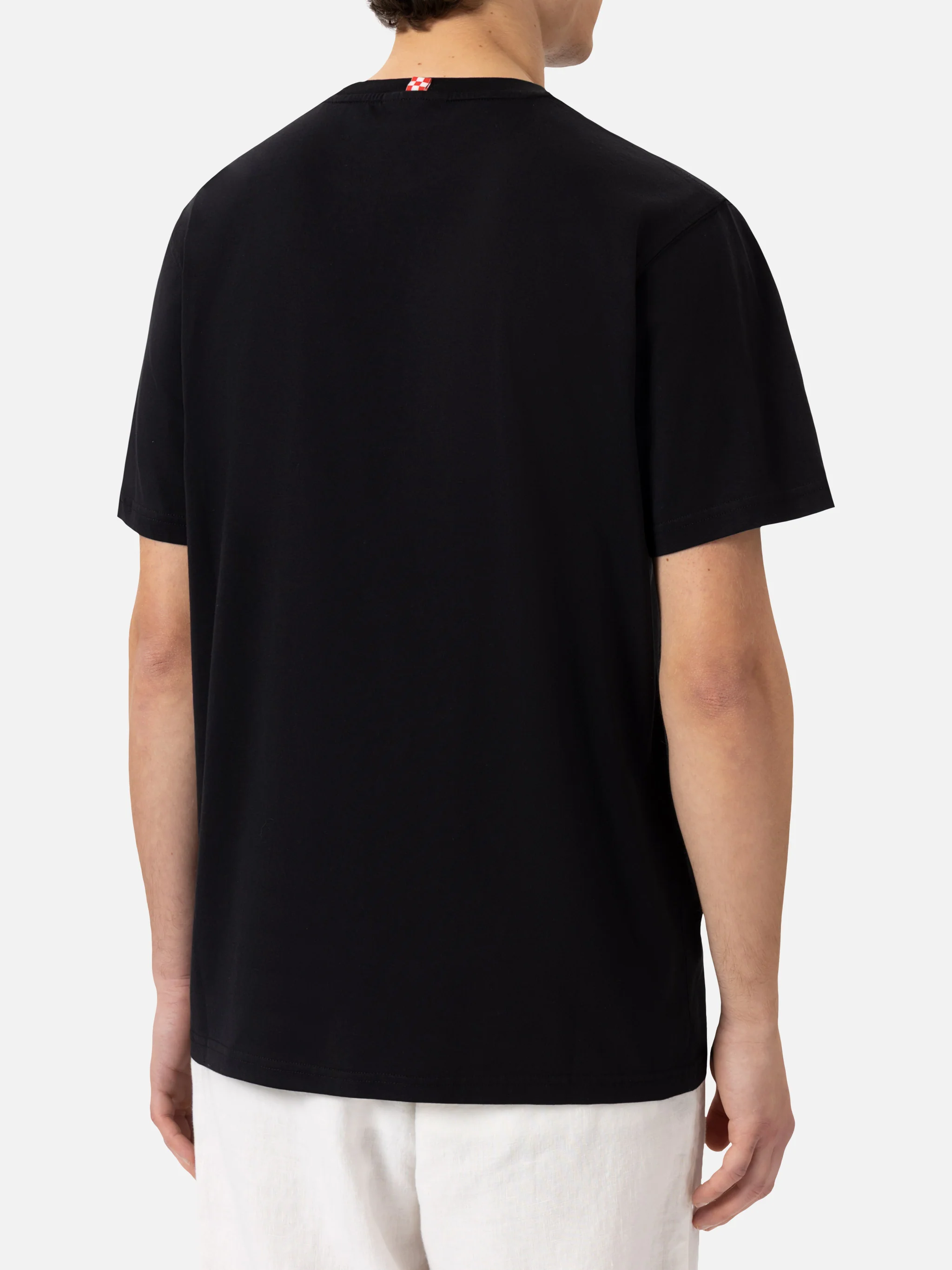 Tshirt in cotone Austin con ricamo e stampa orologio - Image 4