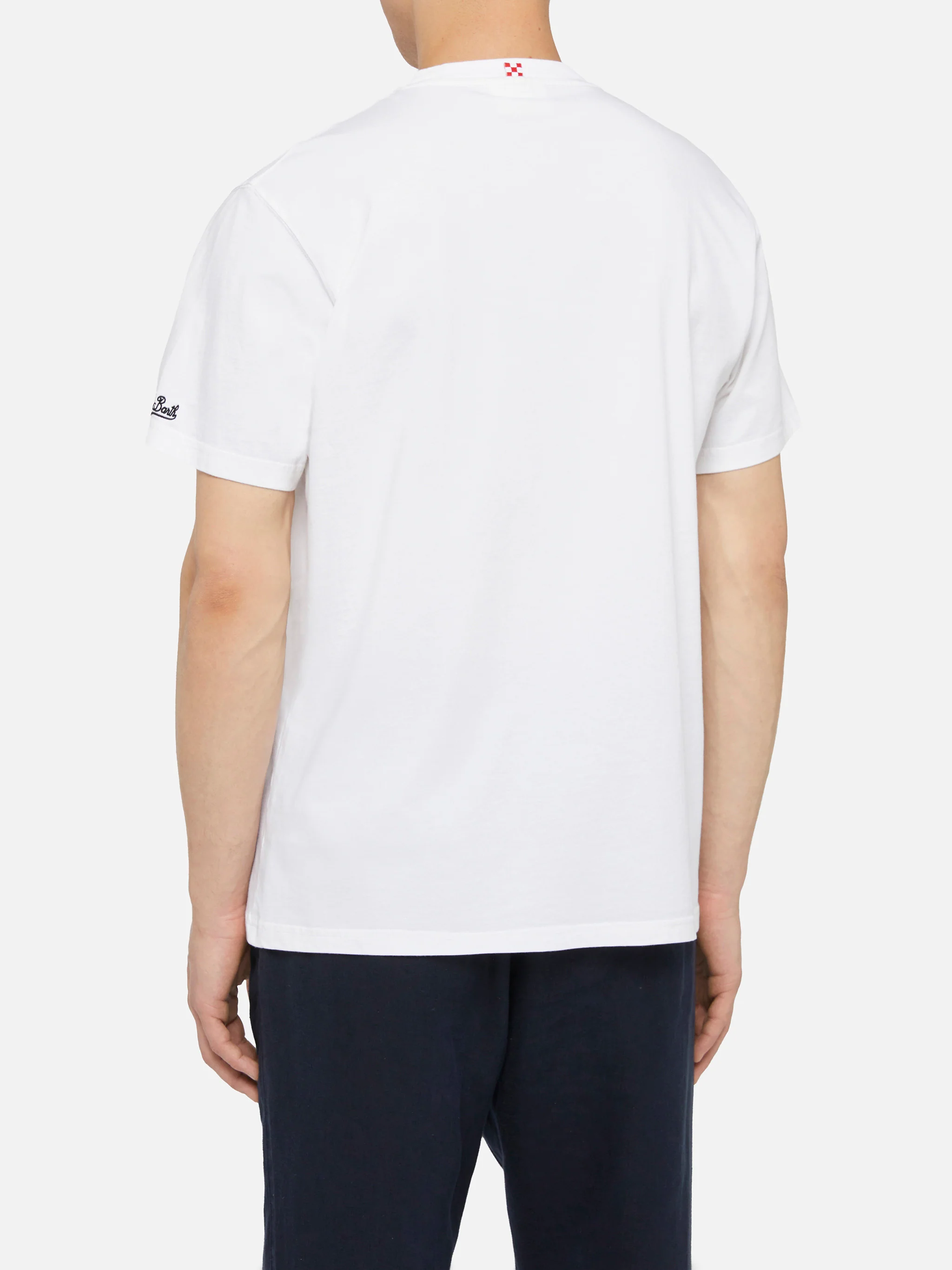 Tshirt in cotone Austin con ricamo e stampa orologio - Image 4