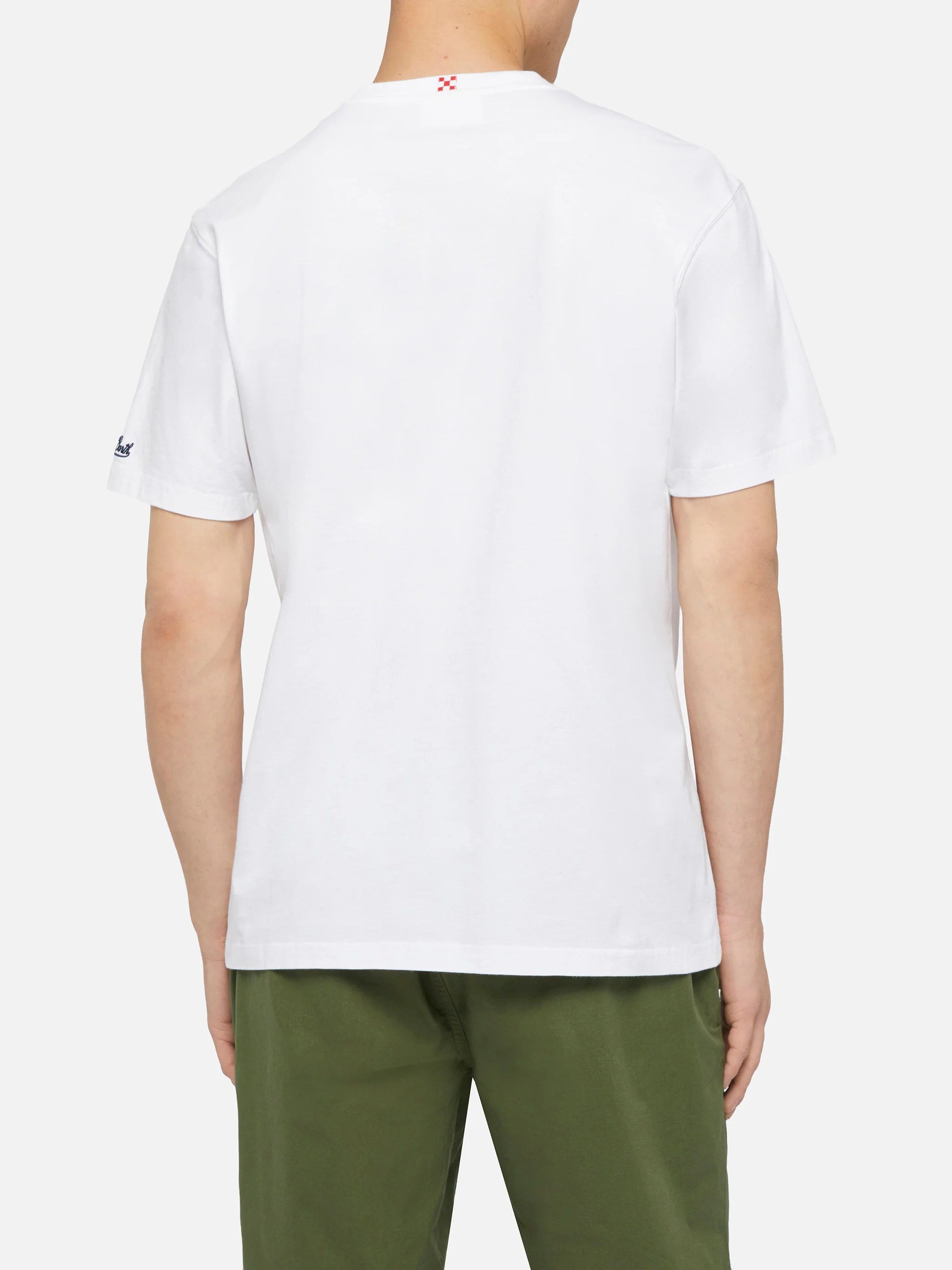 Tshirt in cotone Austin con ricamo e stampa orologio - Image 4