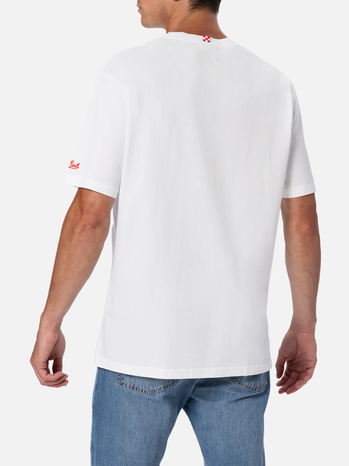 Tshirt in cotone Austin con ricamo e stampa orologio - Image 4