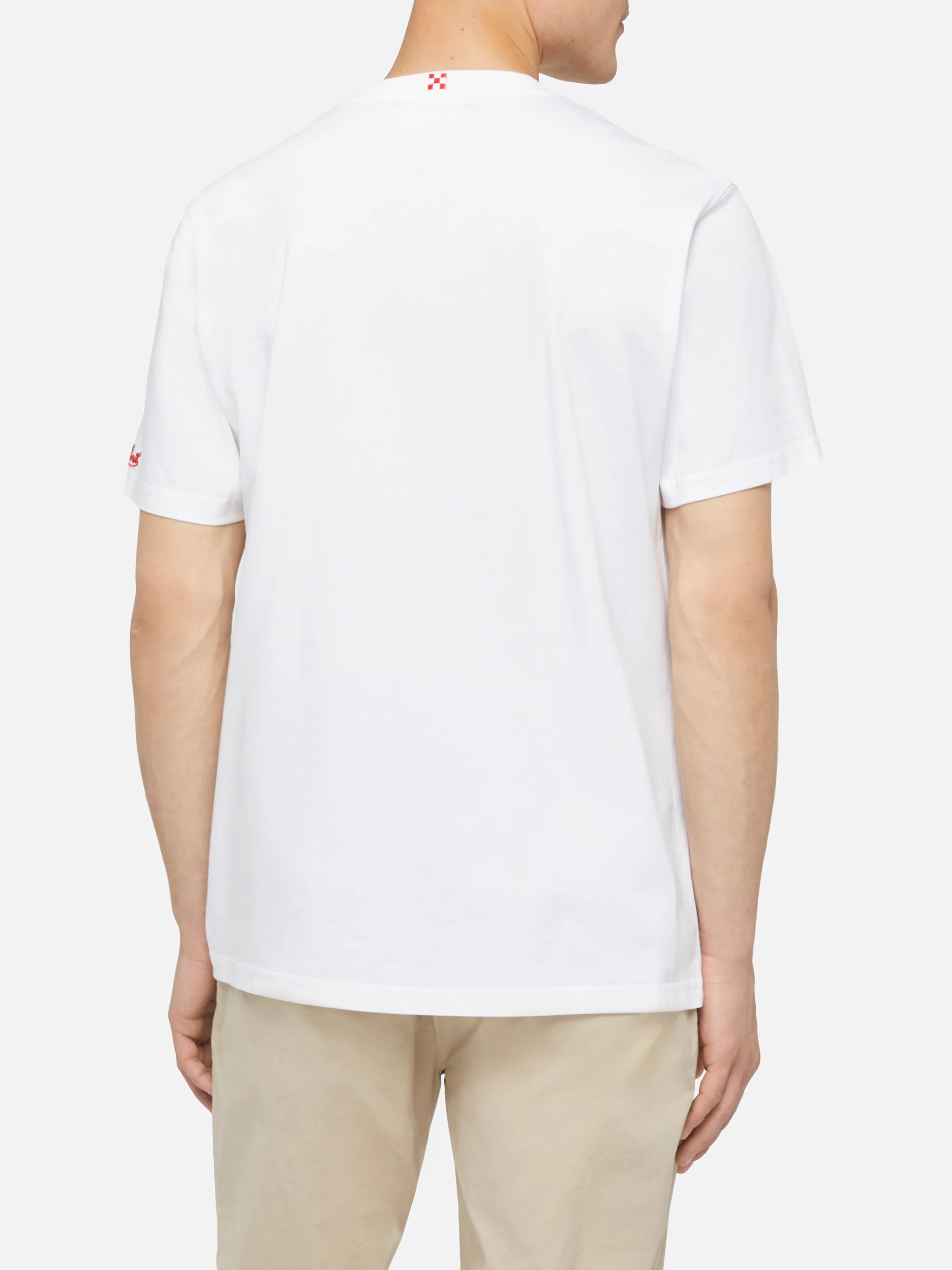 Tshirt in cotone Austin con ricamo e stampa orologio - Image 4