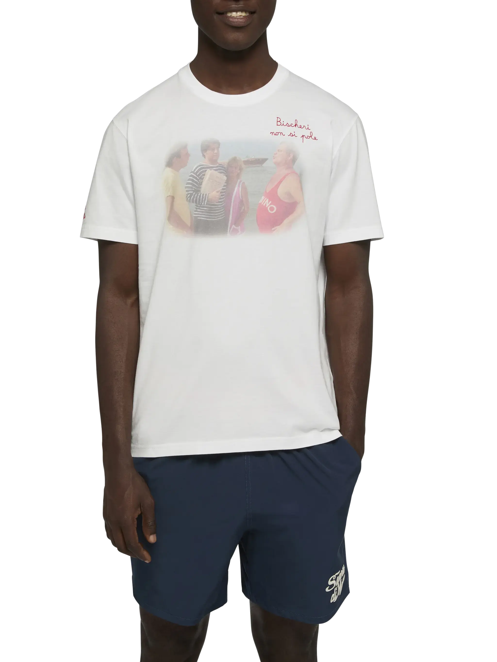 T-shirt Man ricamo Bischeri non si pole | Special Edition - Image 3