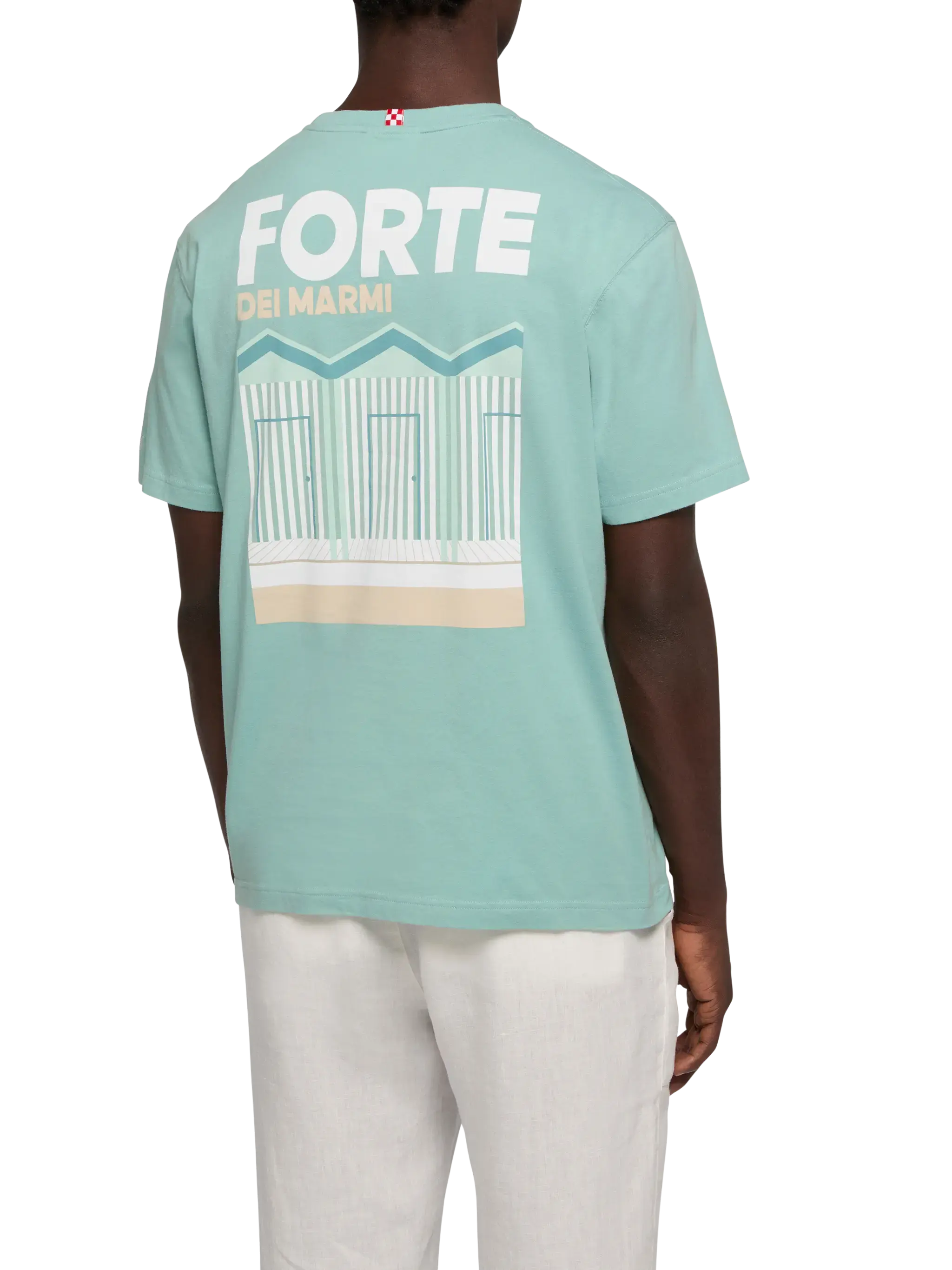 T-shirt Man stampa postcard Forte - Image 3