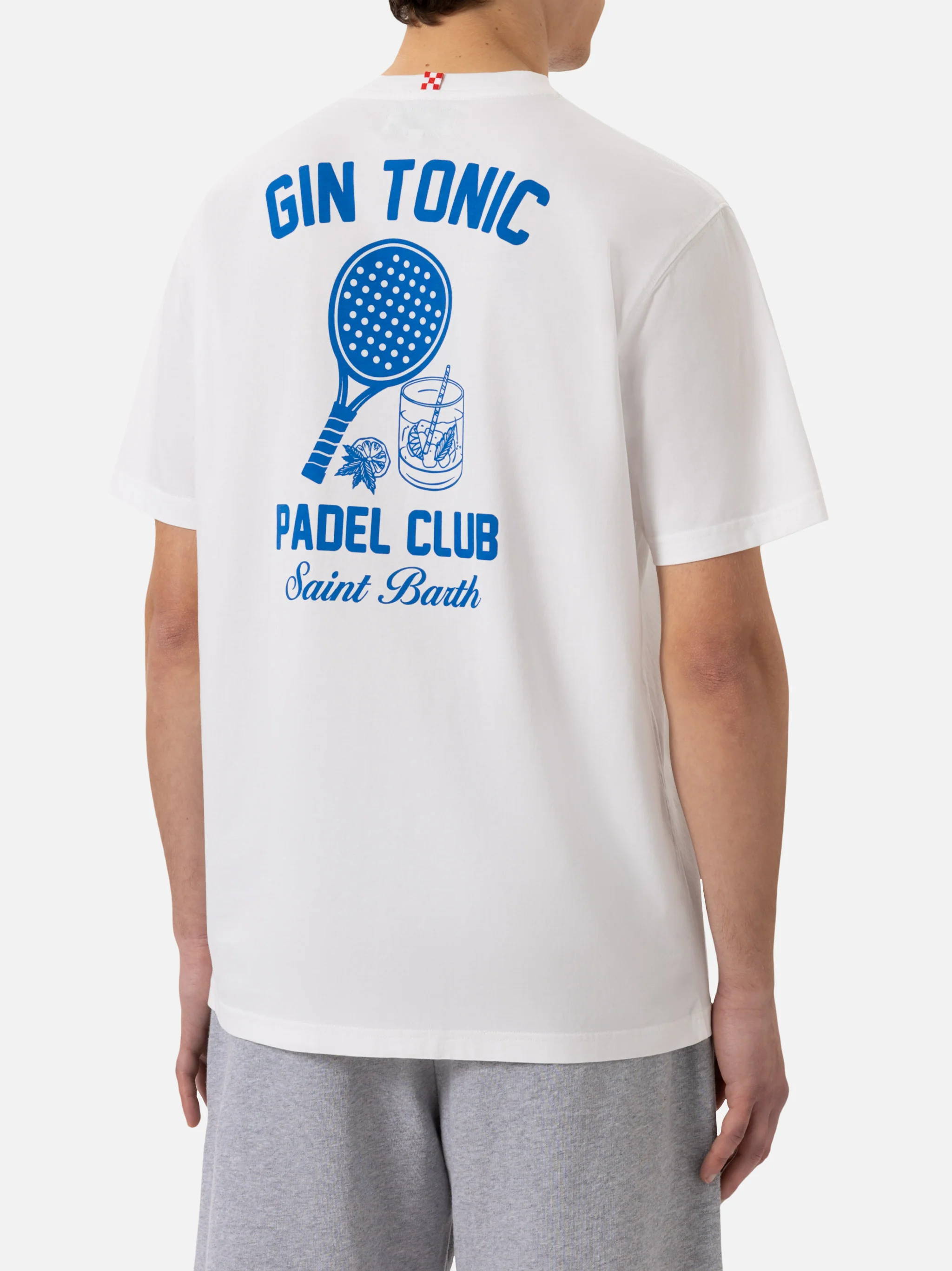 T-shirt Man stampa gin tonic padel - Image 2