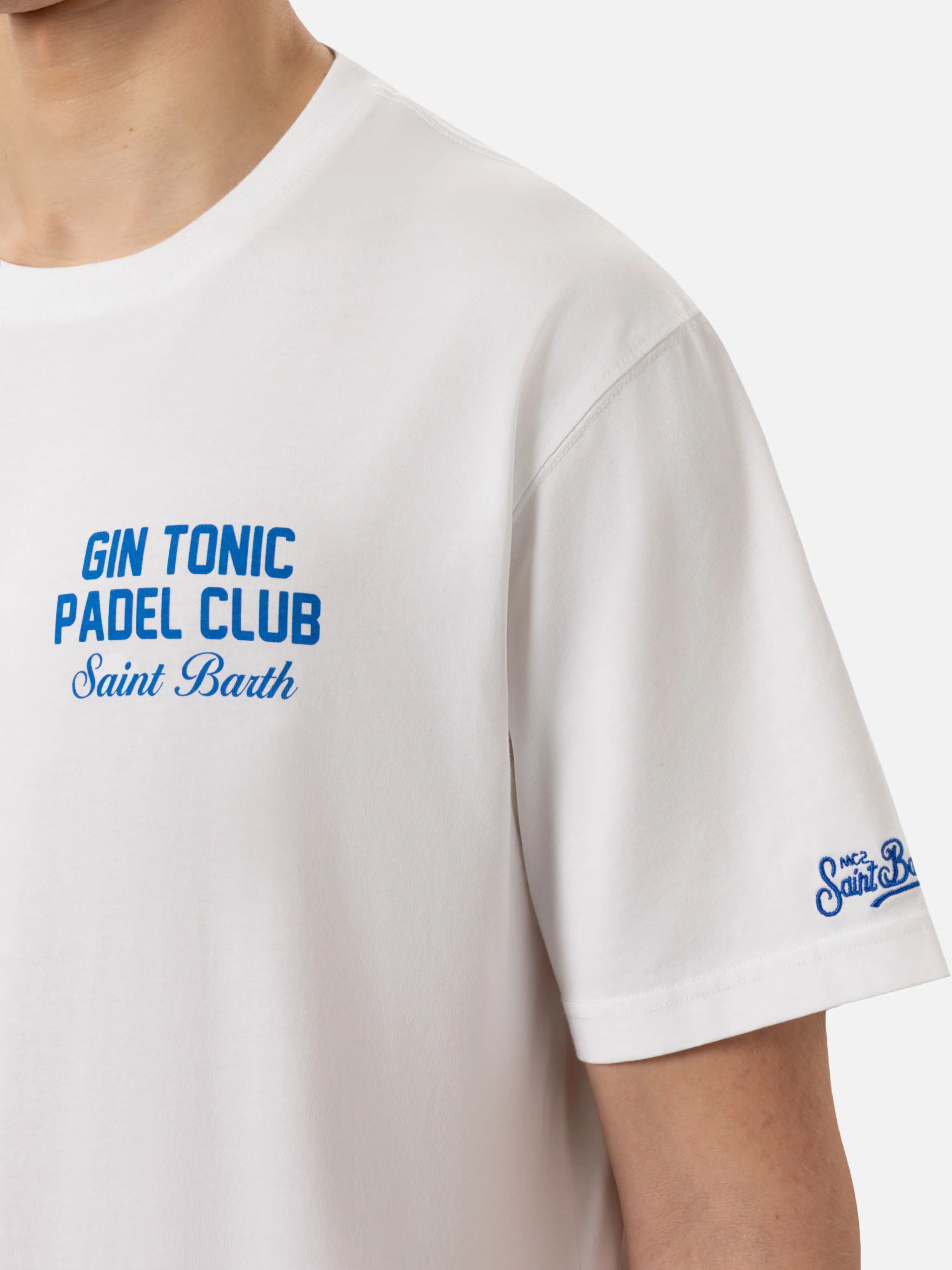 T-shirt Man stampa gin tonic padel - Image 3