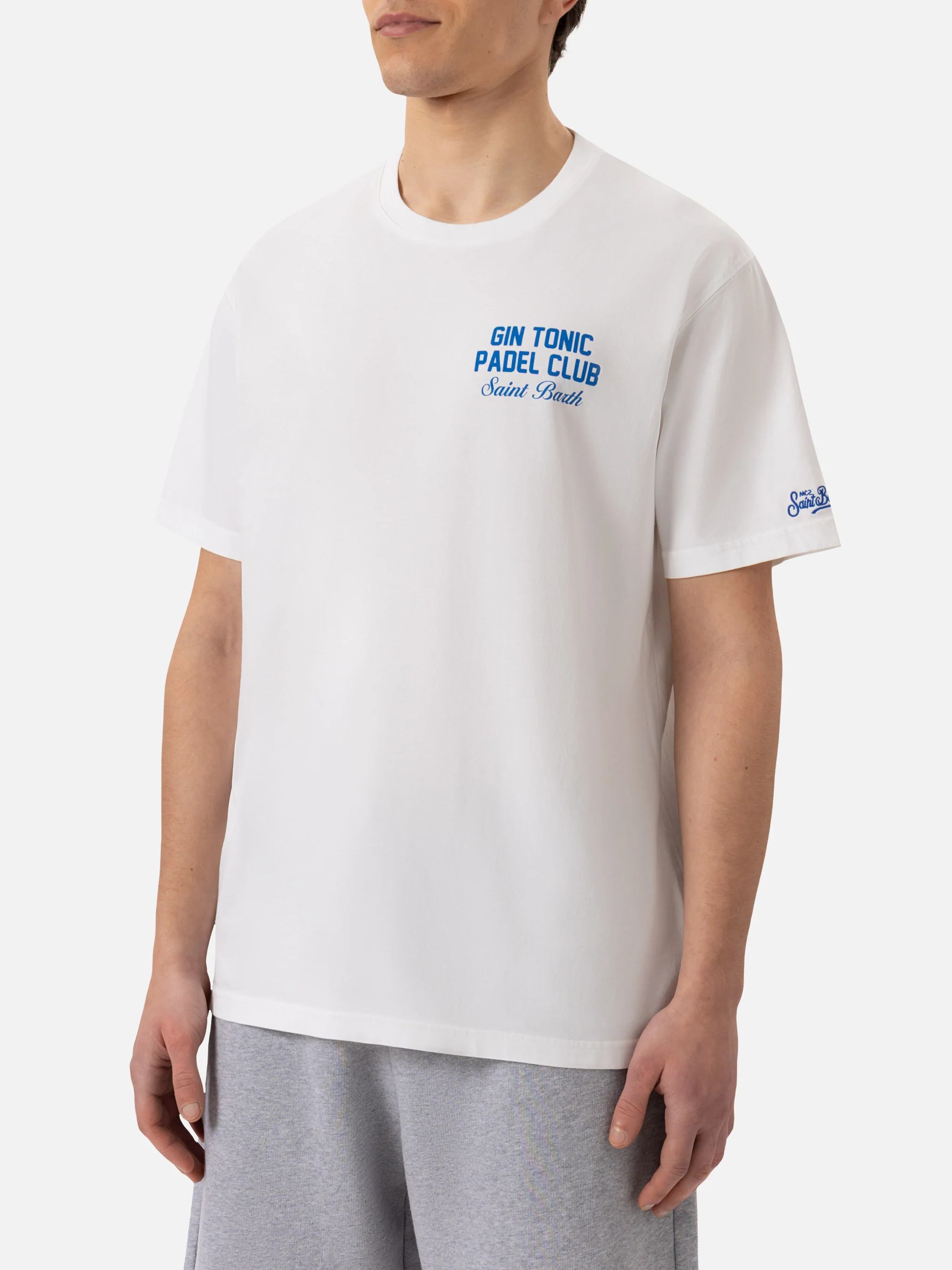 T-shirt Man stampa gin tonic padel - Image 4