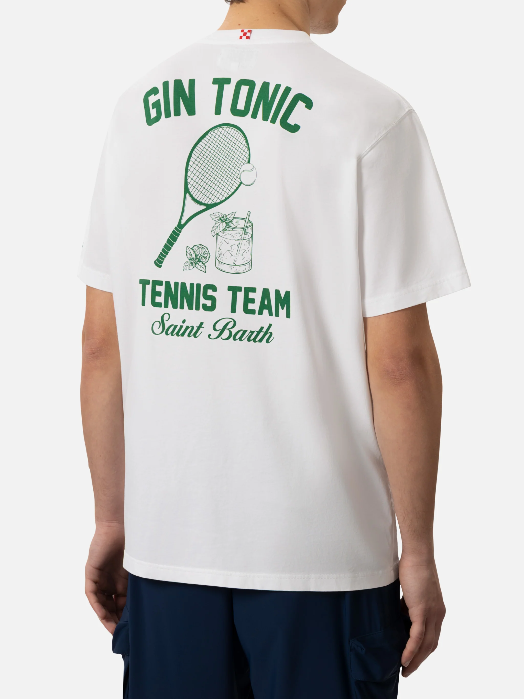 T-shirt Man stampa gin tonic e sport - Image 2