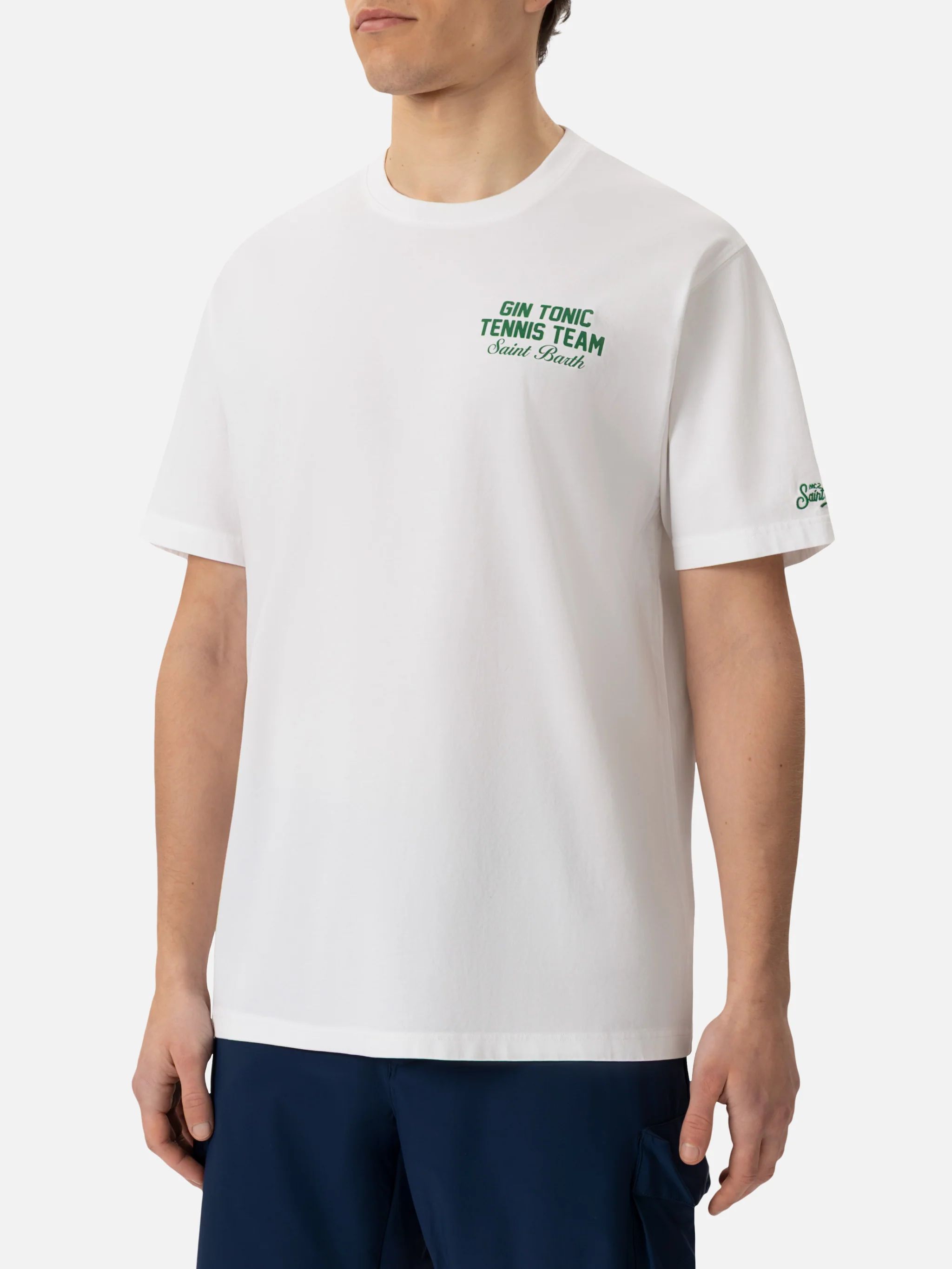 T-shirt Man stampa gin tonic e sport - Image 4