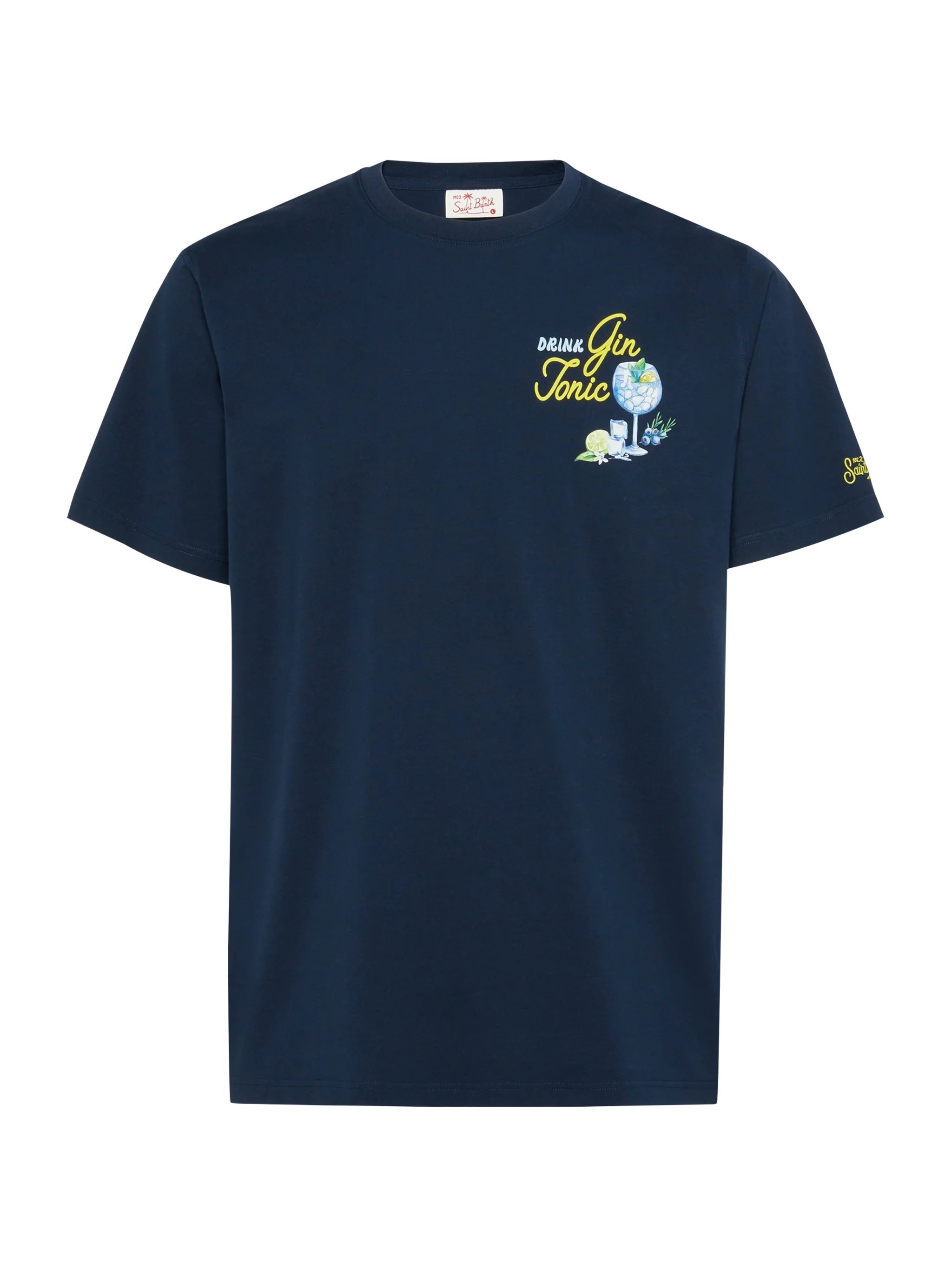 T-shirt Man stampa gin tonic - Image 5