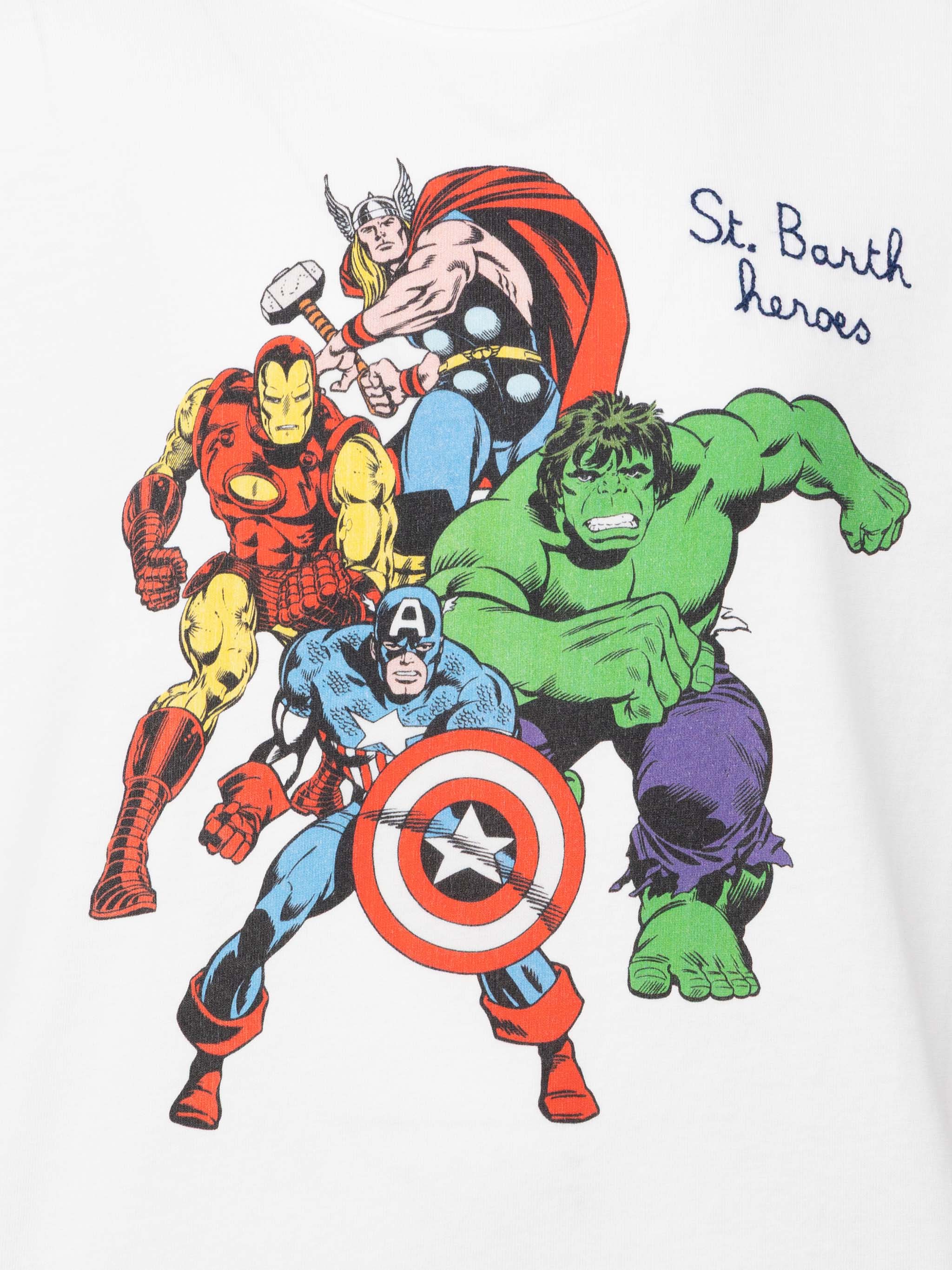 T-shirt in cotone con stampa supereroi Marvel | MARVEL SPECIAL EDITION - Image 2