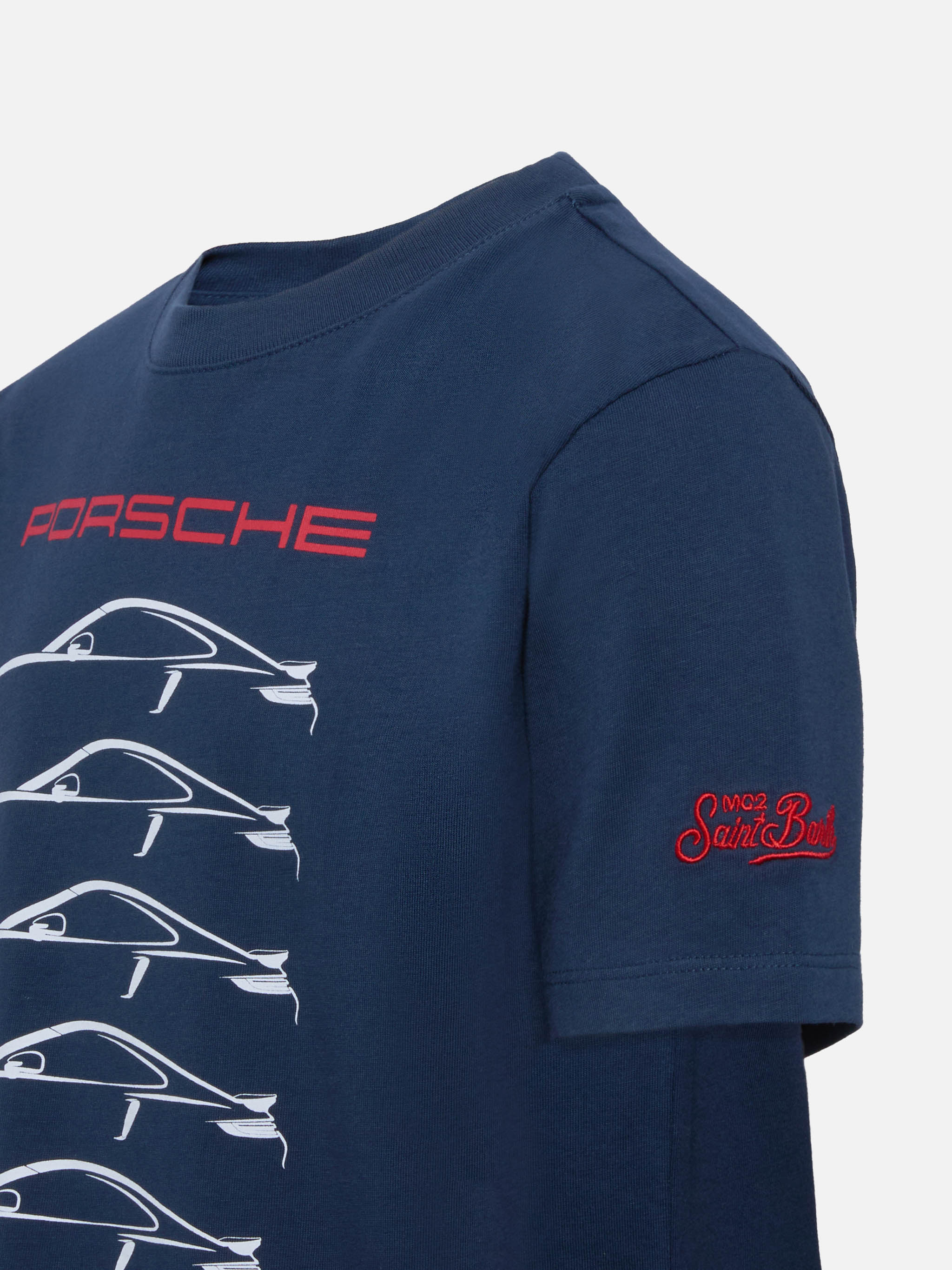 T-shirt in cotone con stampa Porsche 911S Turbo | PORSCHE SPECIAL EDITION - Image 2