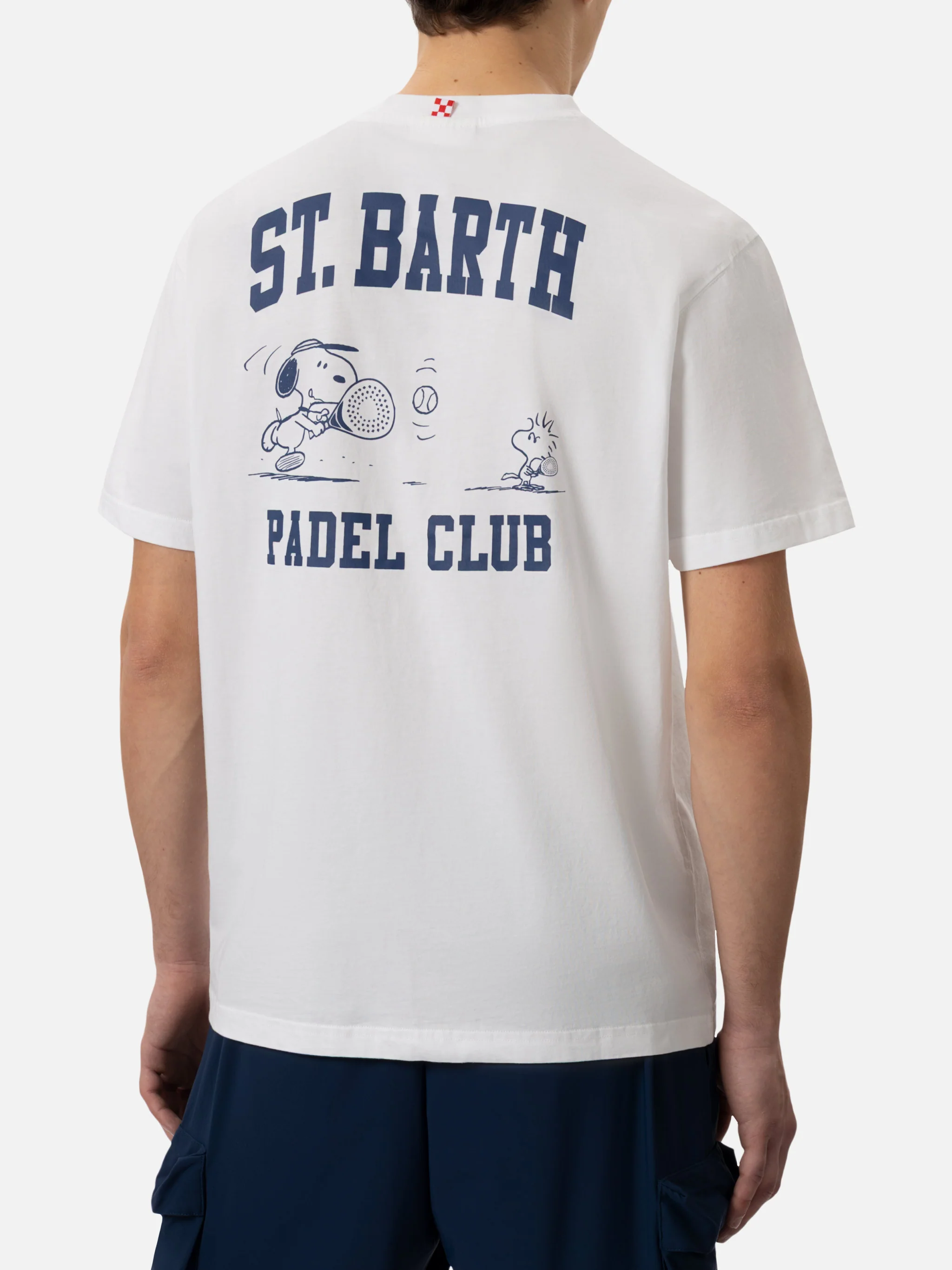 T-shirt Man stampa Snoopy padel club | Special Edition - Image 3