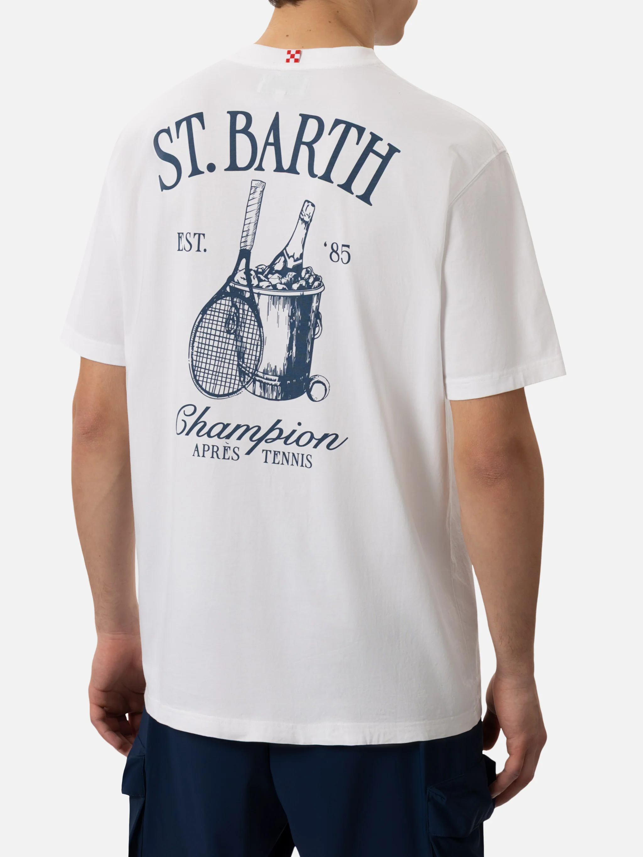 T-shirt Man stampa tennis St. Barth - Image 2