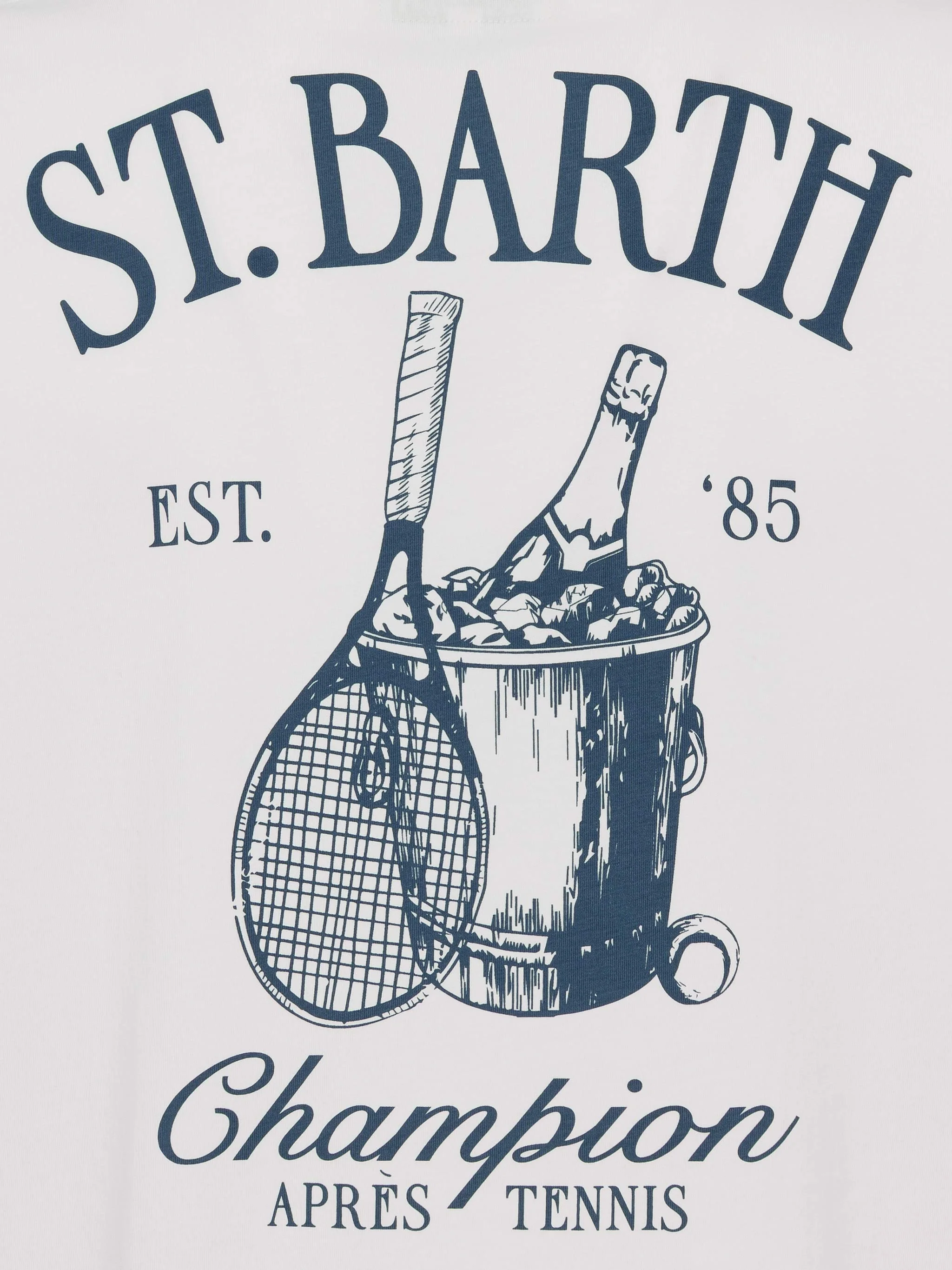 T-shirt Man stampa tennis St. Barth - Image 5
