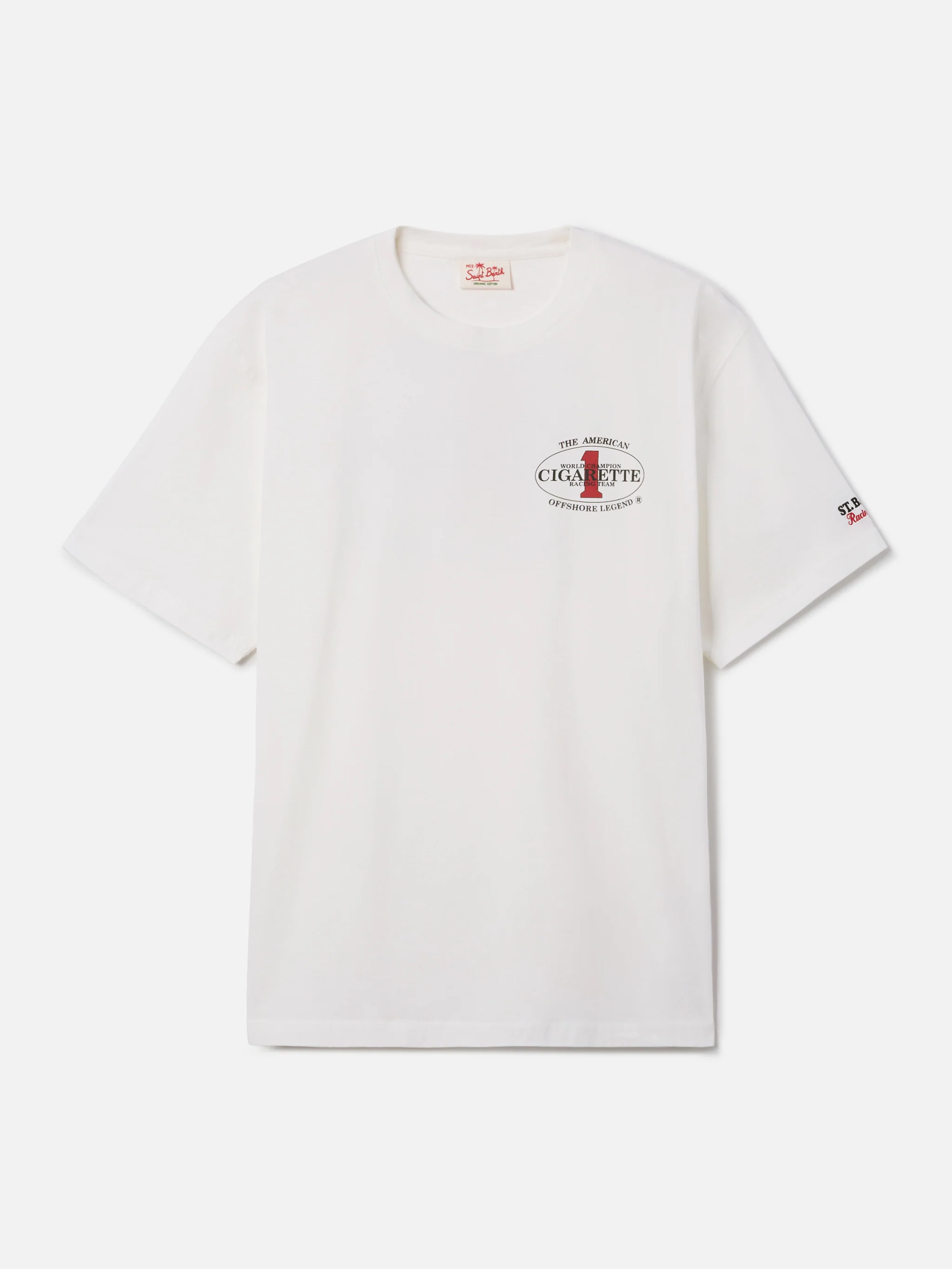 T-shirt Portland panna con stampa Cigarette Racing | Special Edition - Image 5