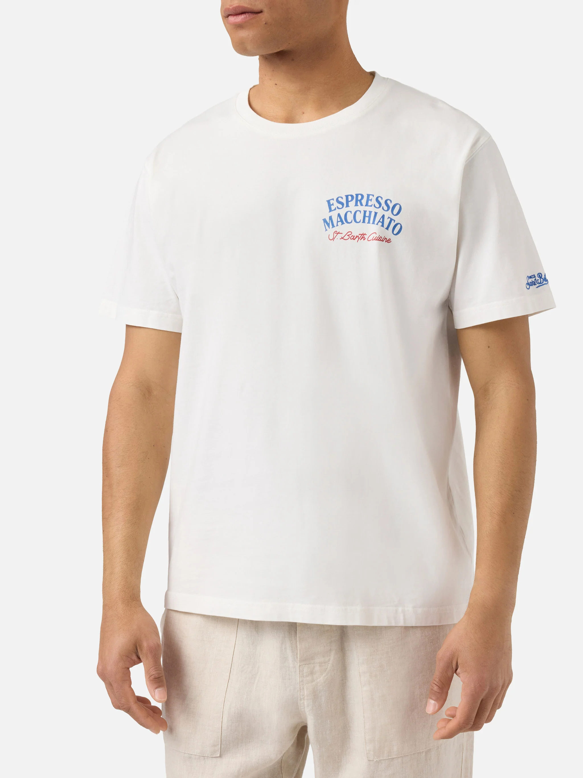 T-shirt Portland panna con stampa Espresso Macchiato - Image 3
